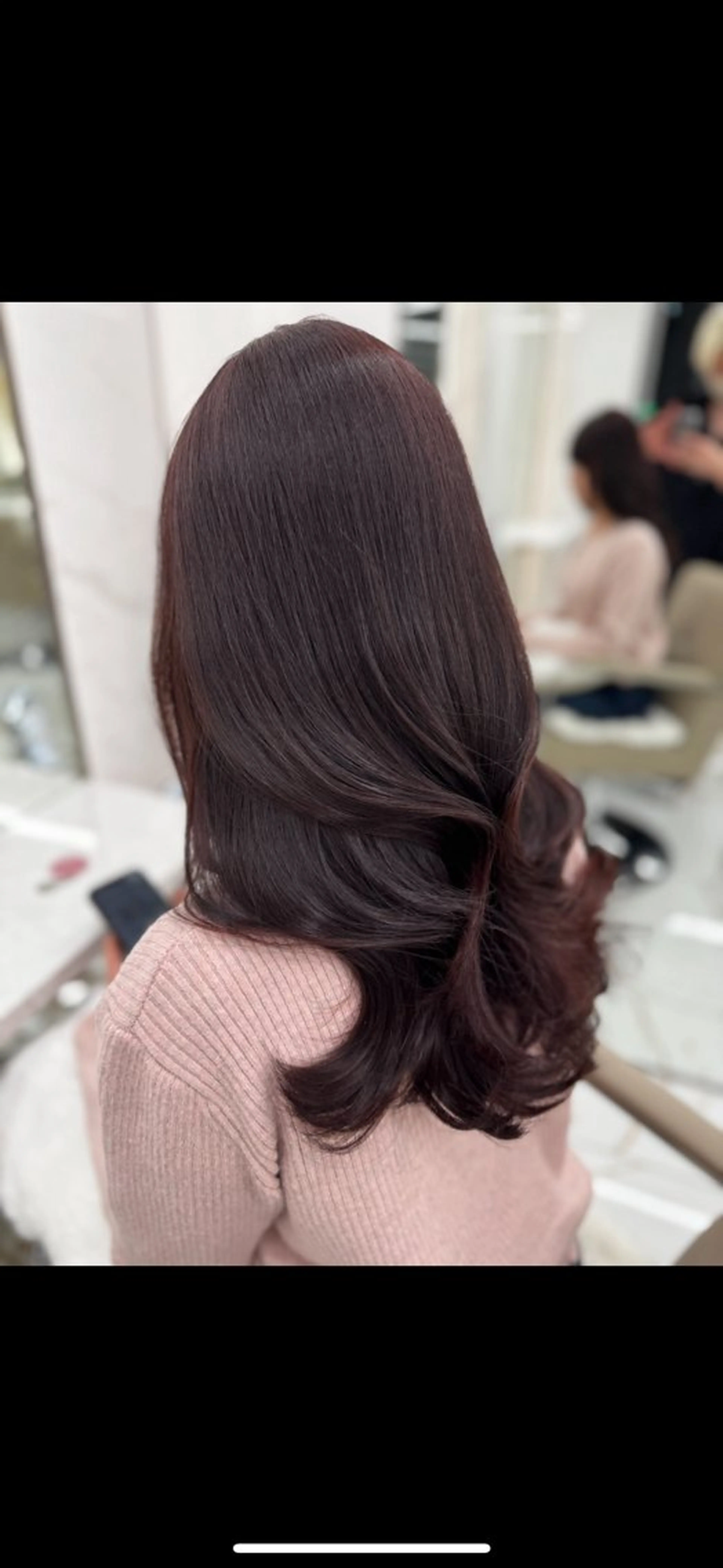 ロング カラー カット ヘアカラー kiti SAKAE所属・シュンヤ韓国レイヤー /暖色カラーのヘアスタイル