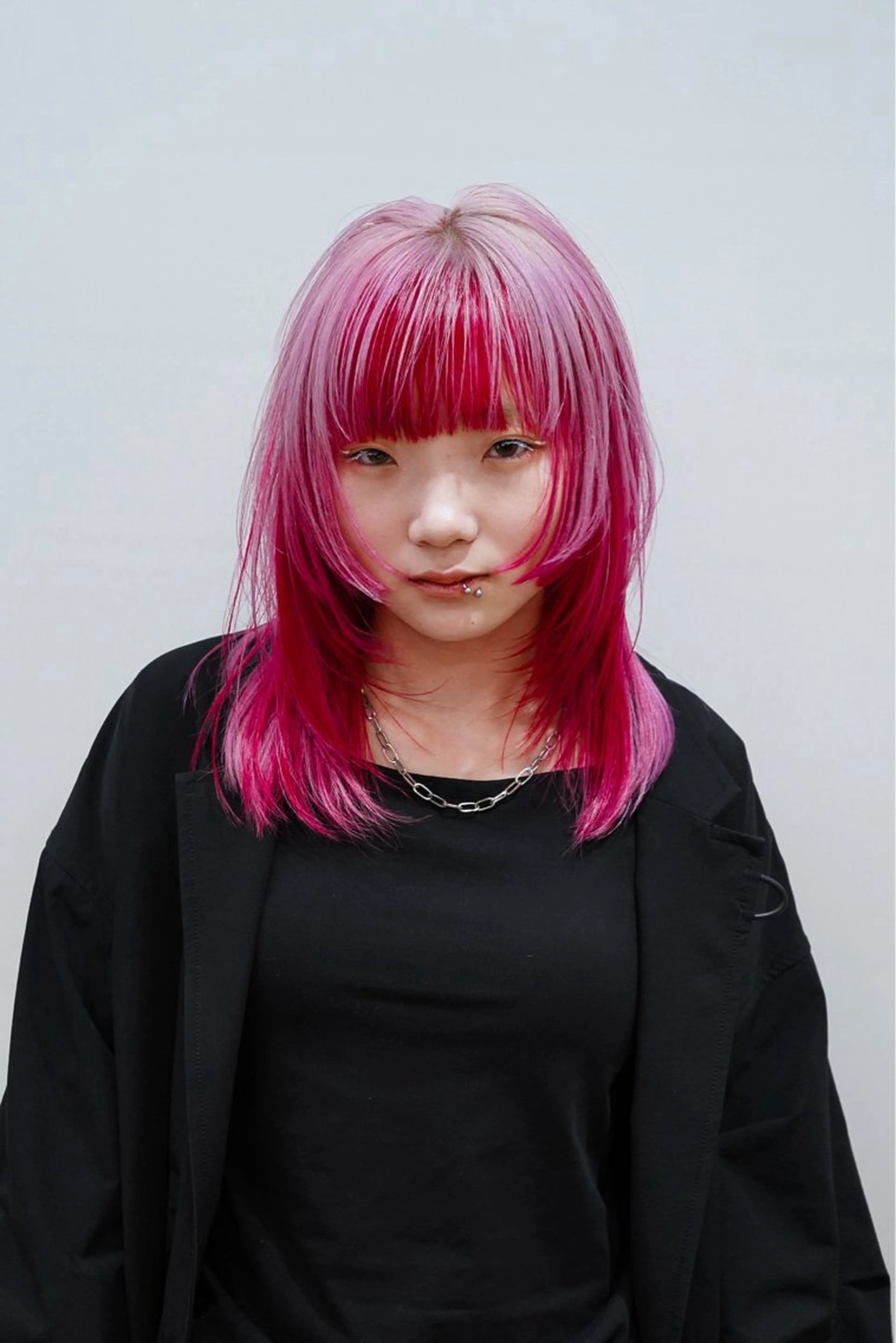 ミディアム カラー デザインカラー Cinq所属・ハイライト🌟/ ボブ/豊田のヘアスタイル