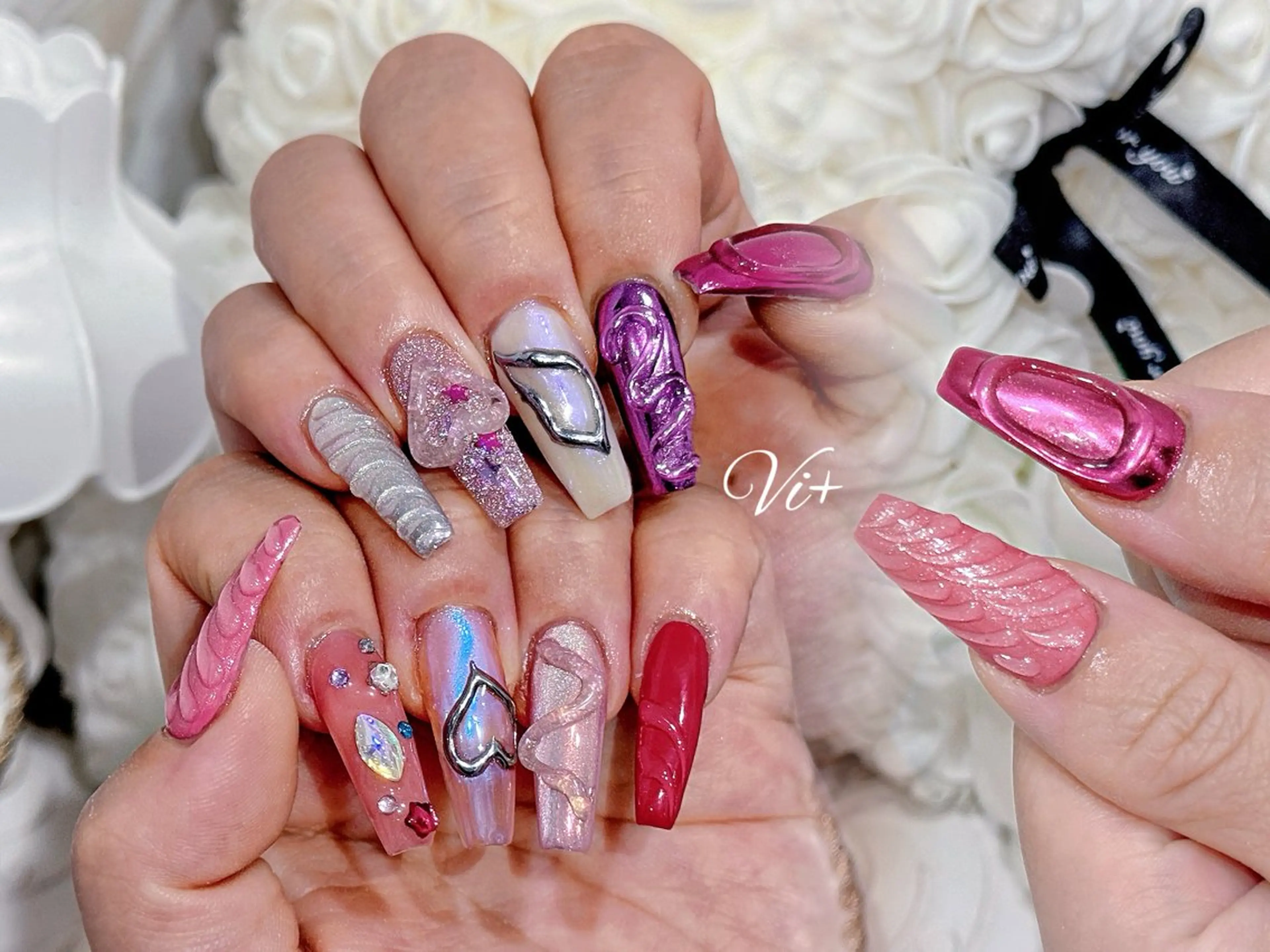 ネイル ハンドネイル ✨Nailsalon Vi+✨のネイルデザイン
