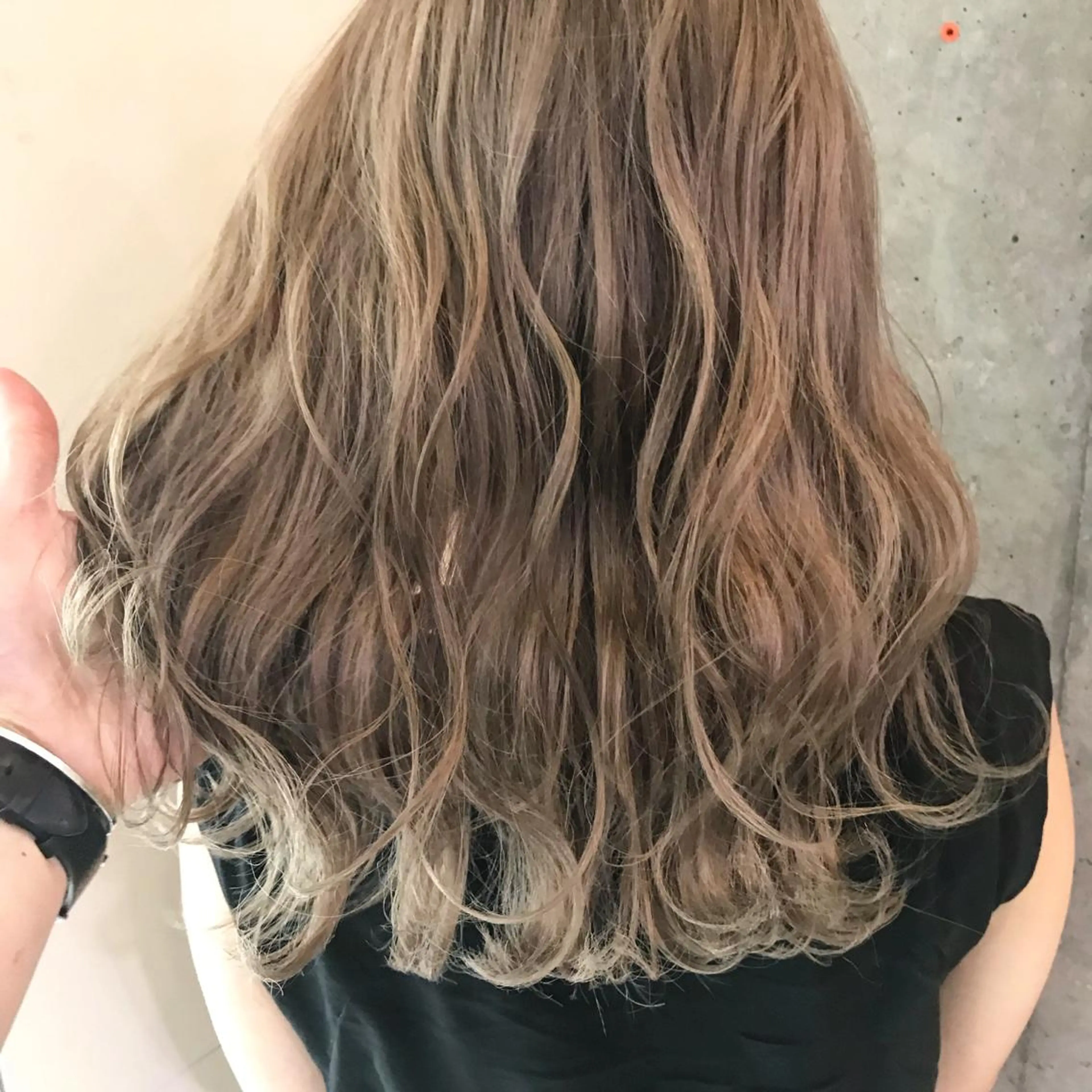 セミロング ヘアカラー トリートメント 北千住でカラーNo1 高橋優輔のヘアスタイル