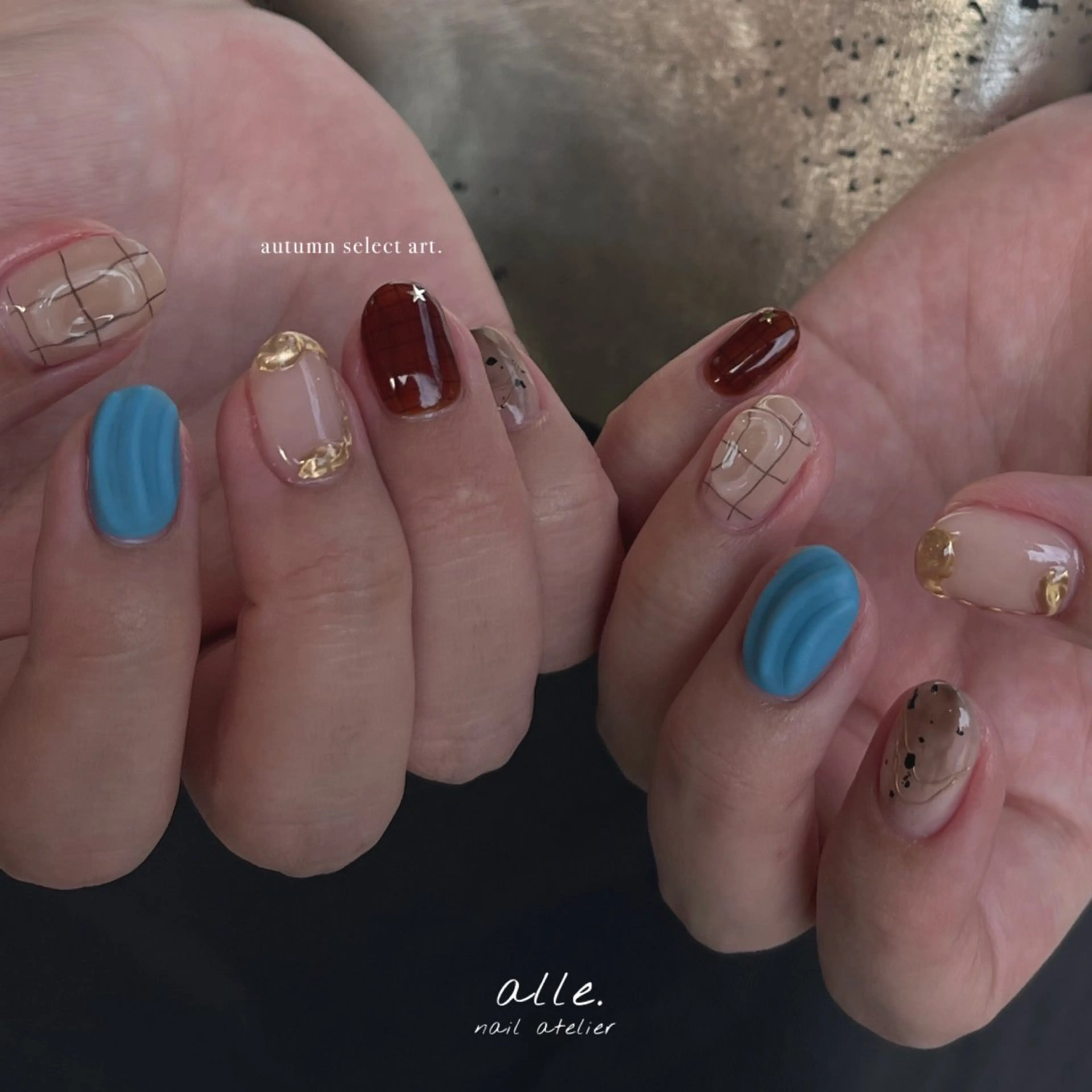 ネイル ハンドネイル atelier alle.のネイルデザイン