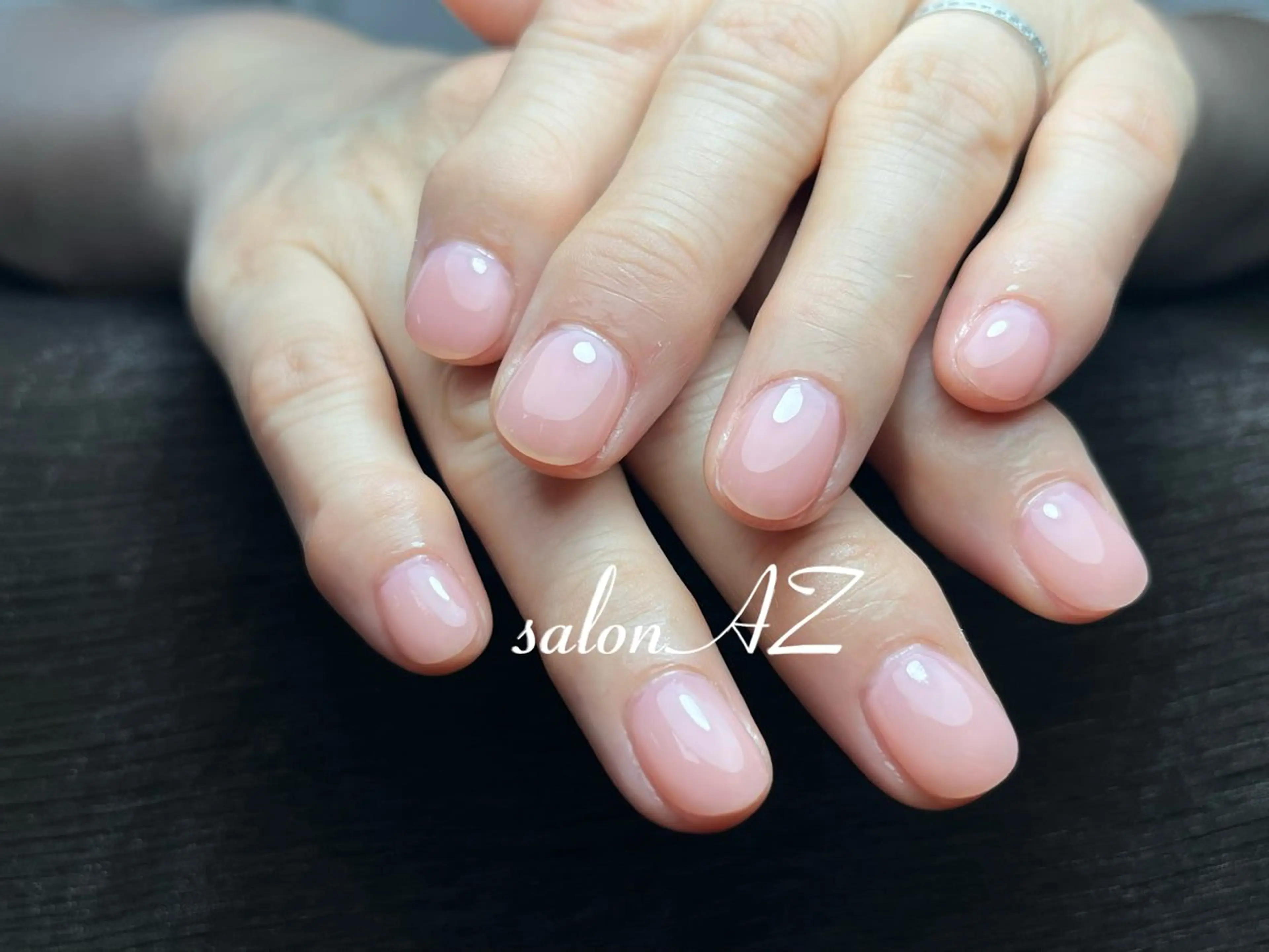 ネイル アートネイル 長さ出し フットネイル フレンチネイル ジェルネイル salon AZのネイルデザイン