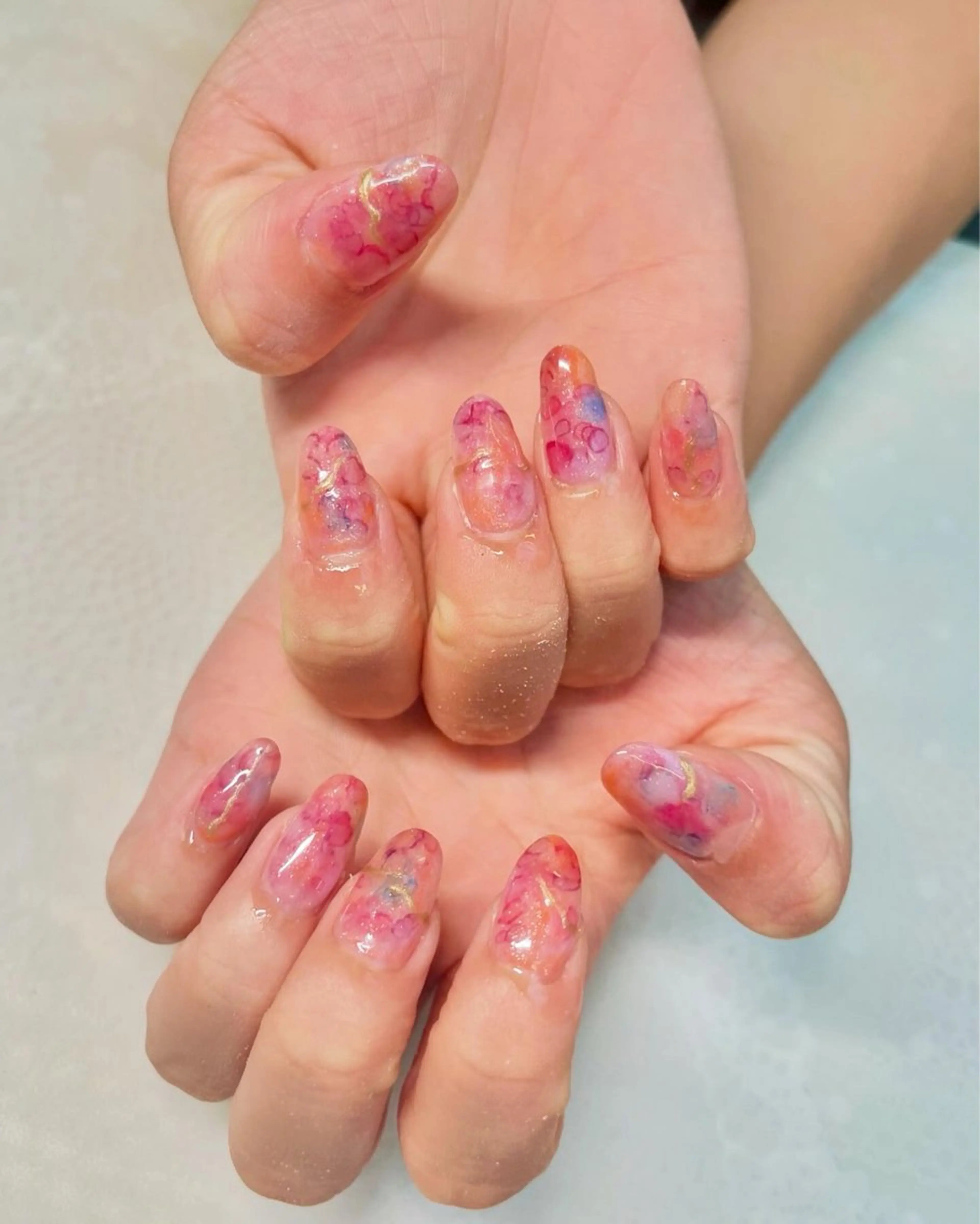 ネイル ハンドネイル 新宿ネイルサロン ジェミディローサ所属・新宿ネイルサロン ジェミディローサのネイルデザイン