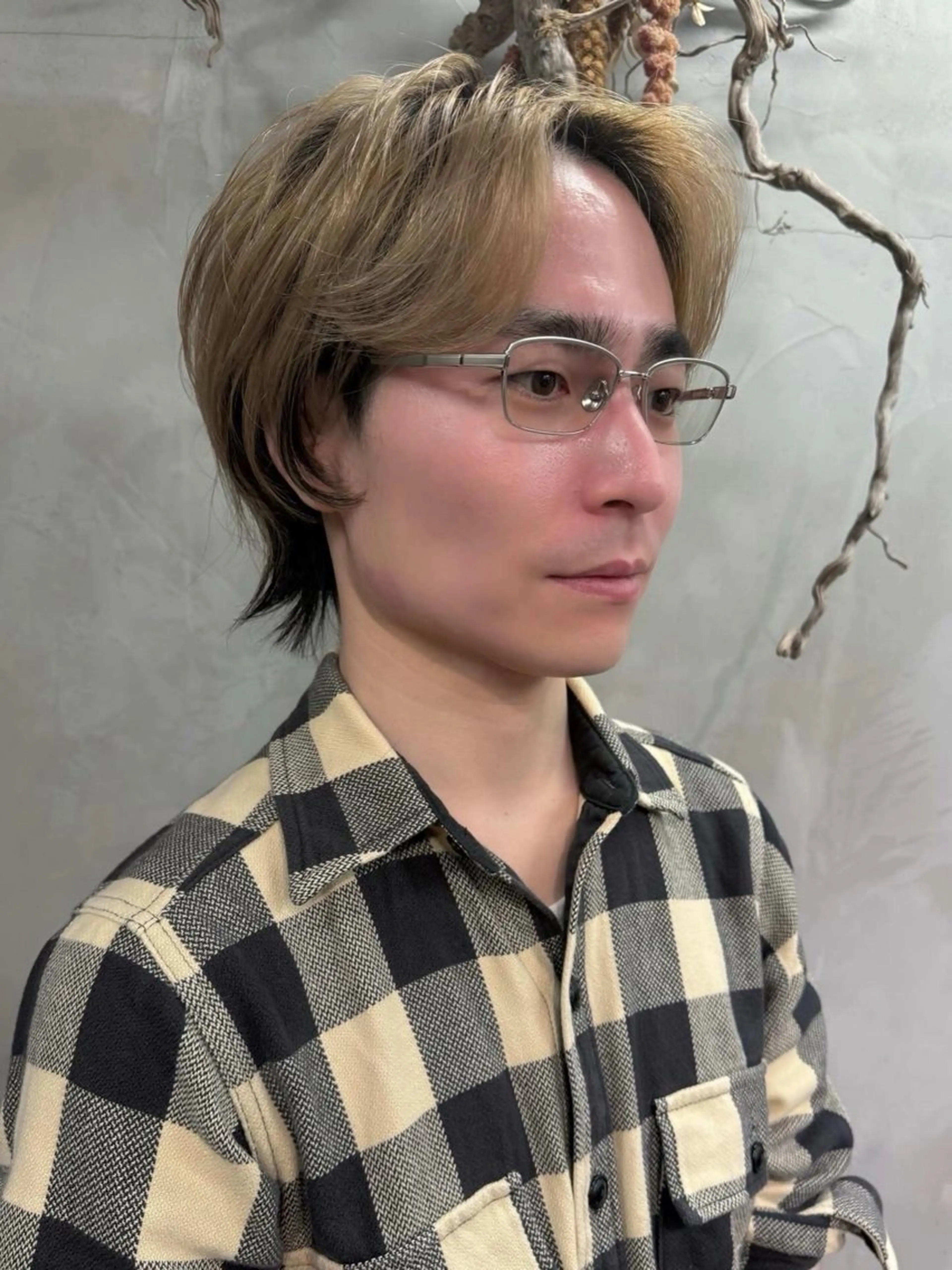 ショート カラー メンズ カット ヘアカラー RorriM natsuのヘアスタイル