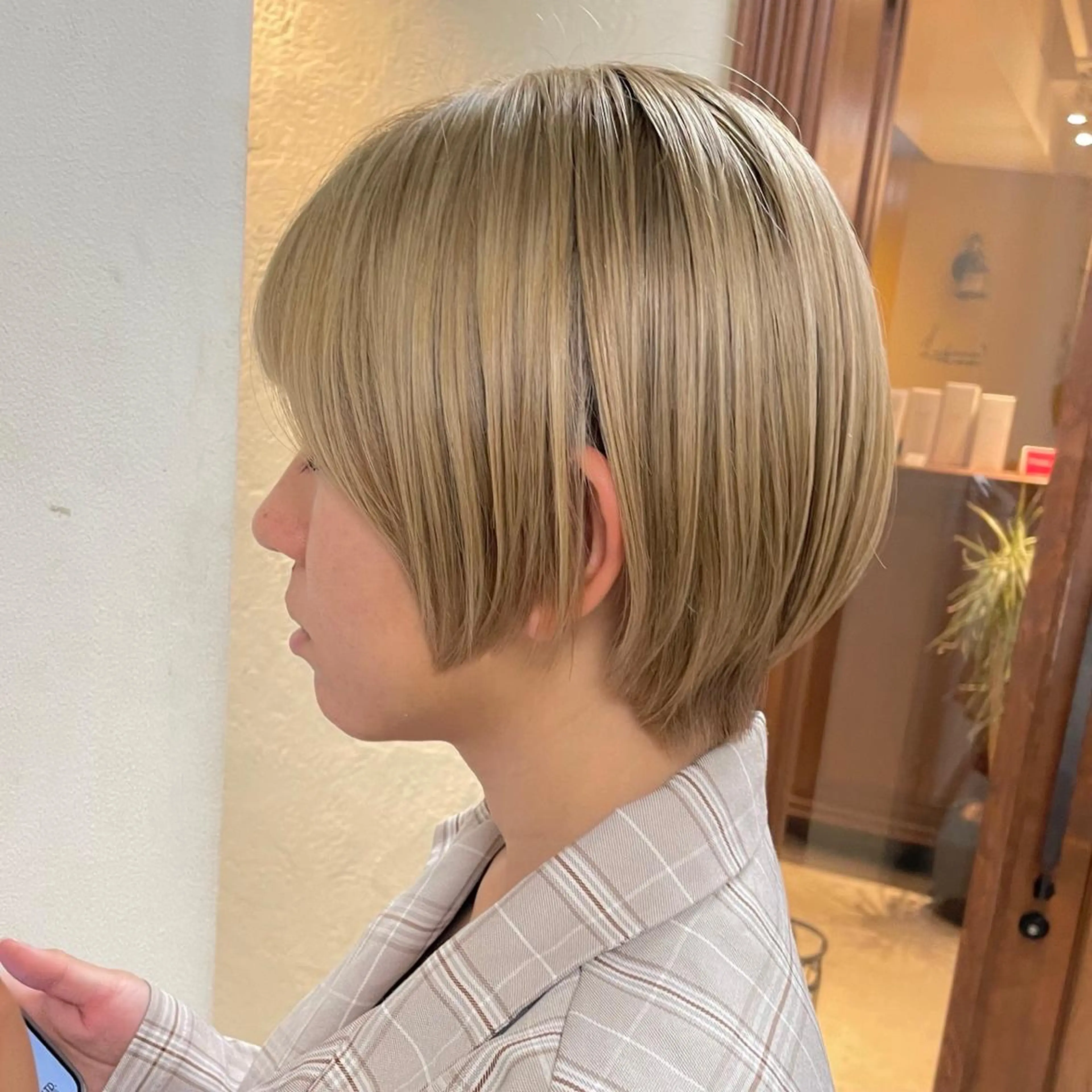 ショート カラー ヘアアレンジ maoブリーチ無し 似合わせカラーのヘアスタイル