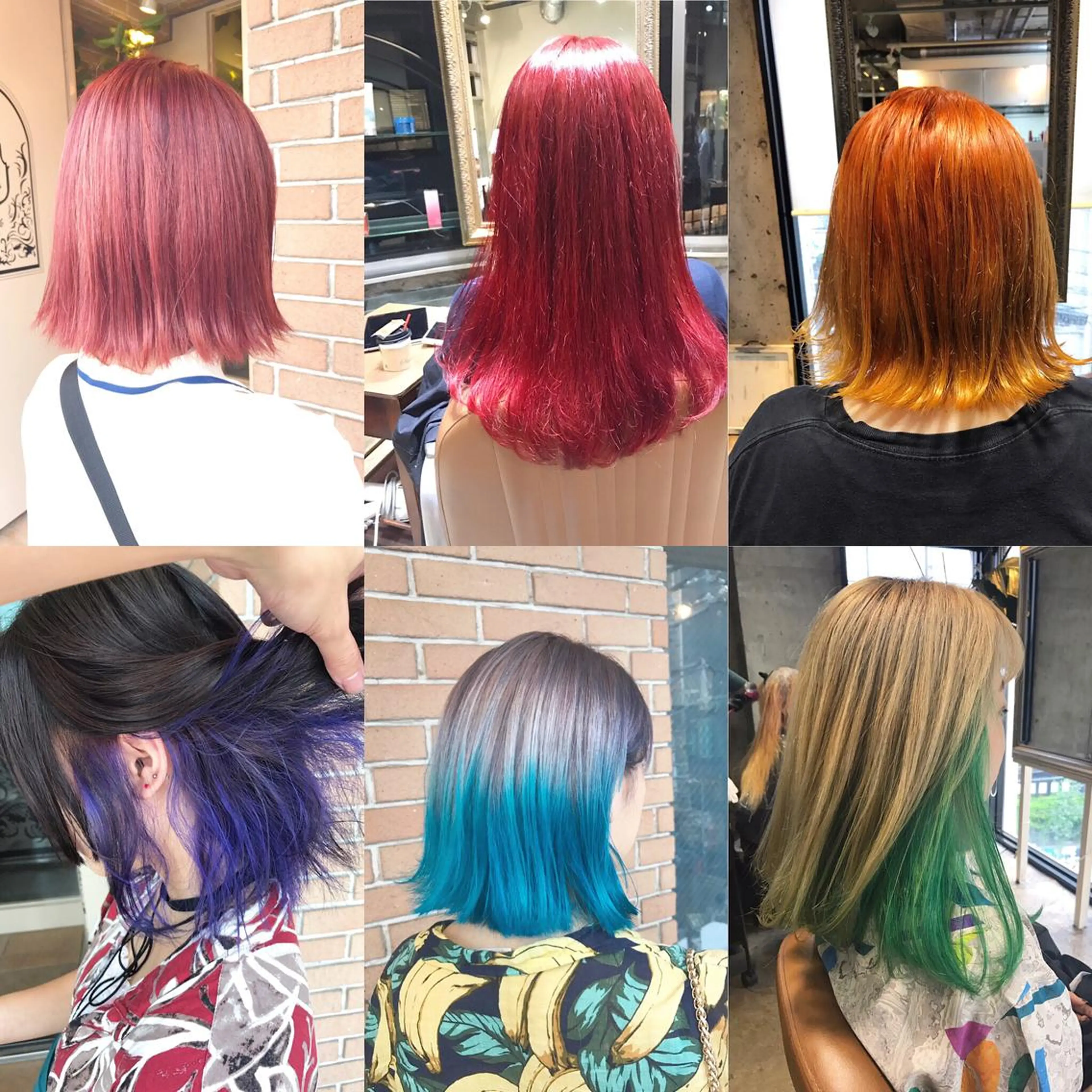 ミディアム カラー パーマ ヘアアレンジ メンズ キッズ ネイル マツエク・マツパ サロンドミルク 原宿のヘアスタイル