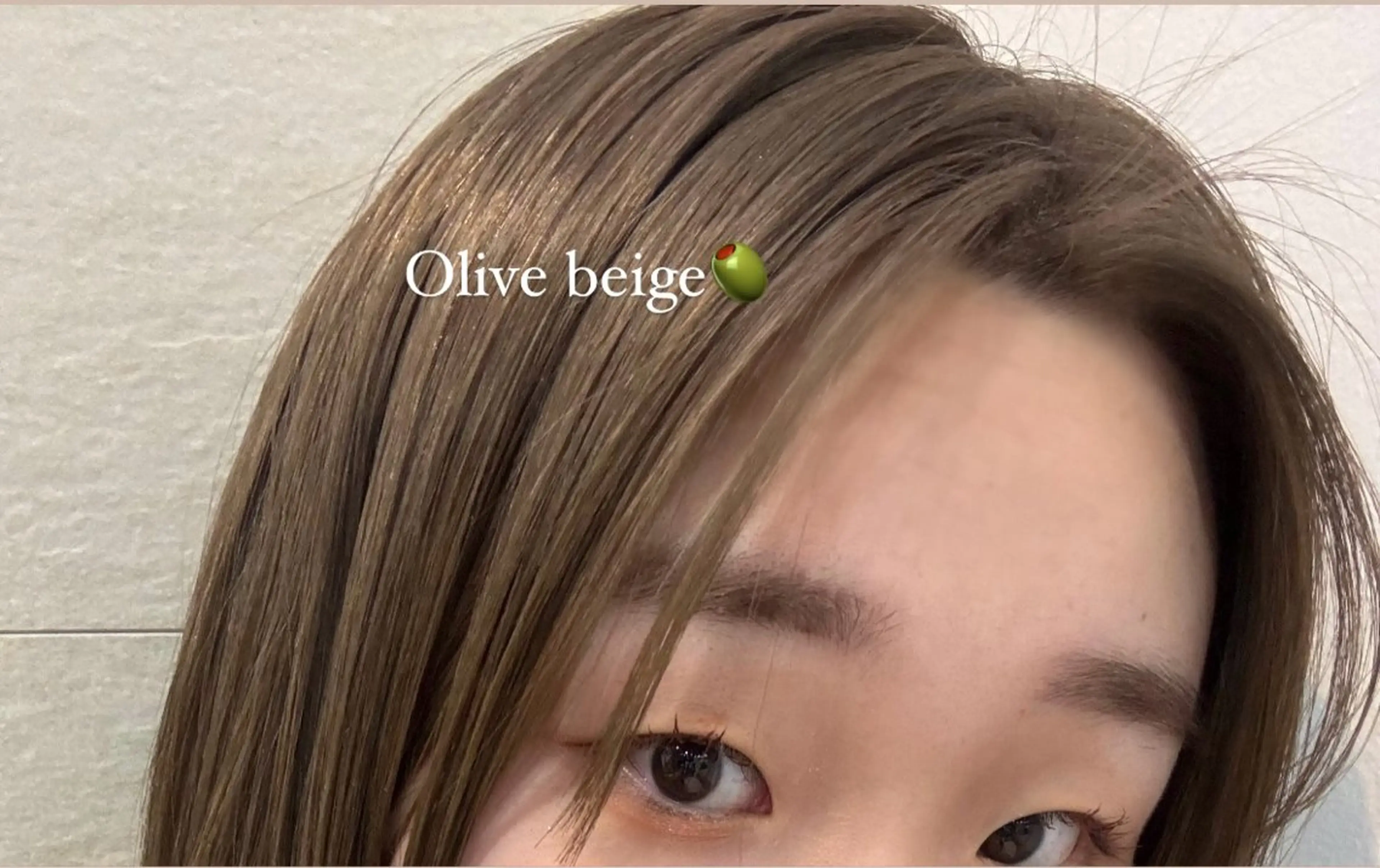 セミロング ヘアカラー トリートメント 透明感カラー🤎/ ツヤカラー/さくらのヘアスタイル