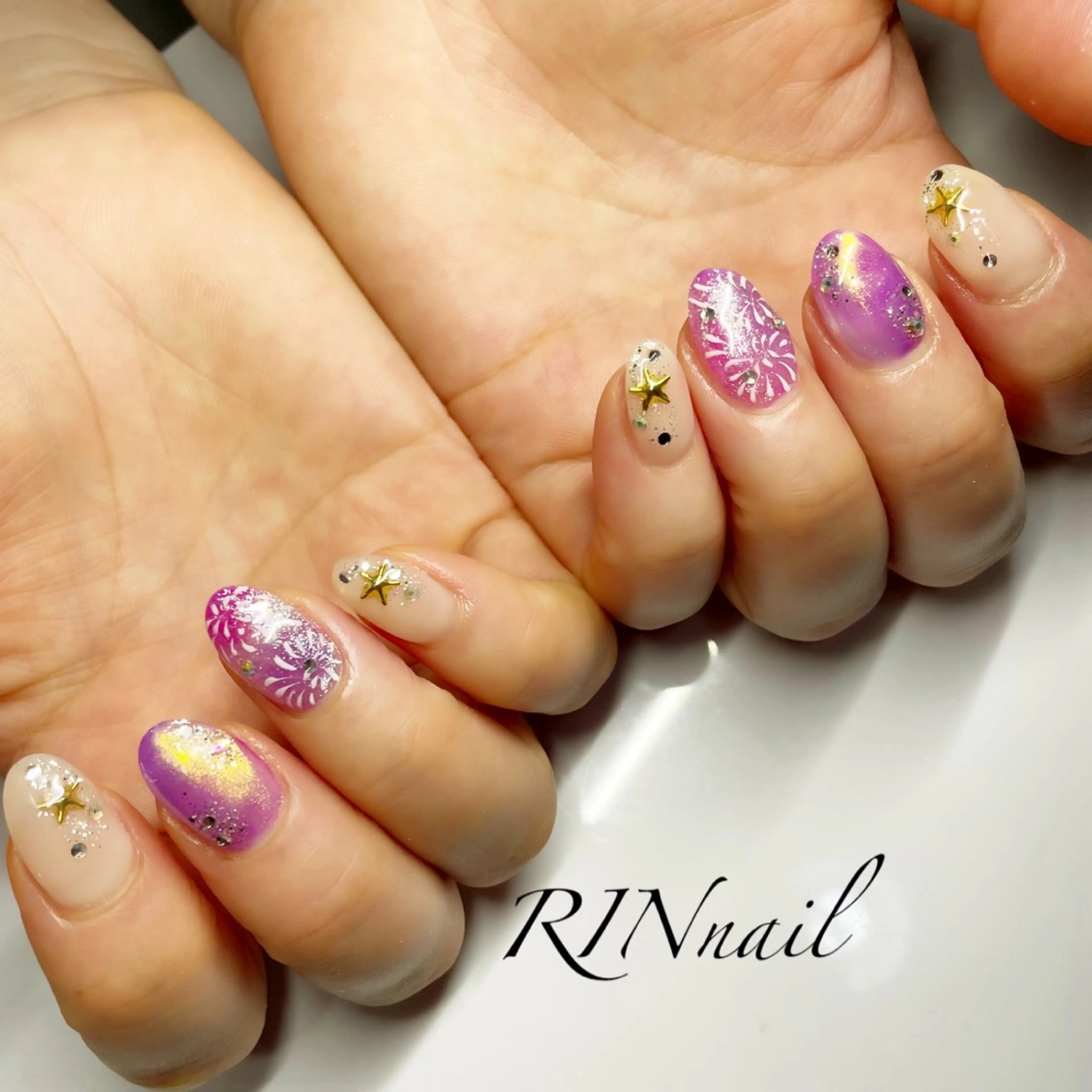 ネイル ハンドネイル ハンドケア RIN HOMEnailのネイルデザイン