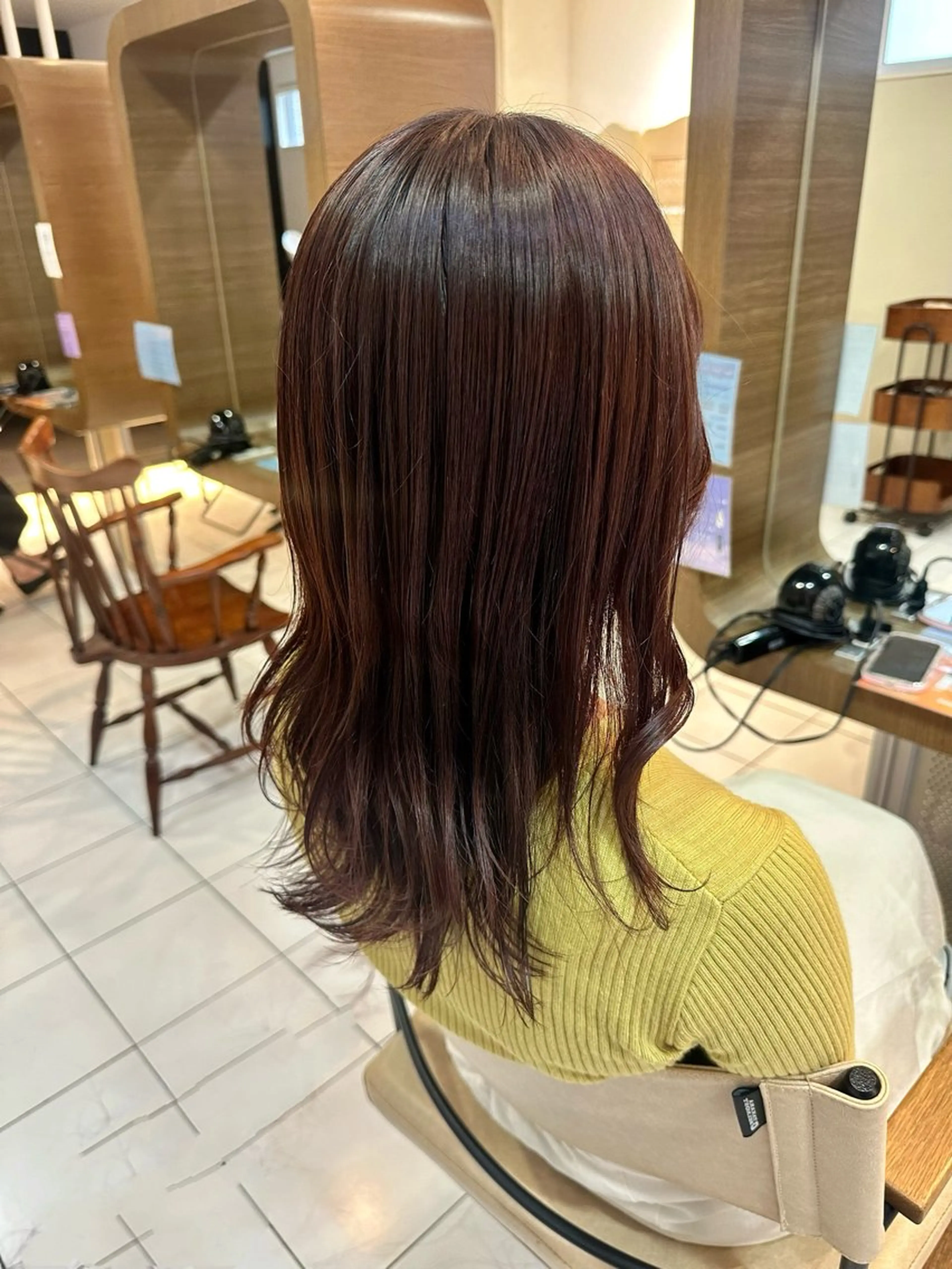 ミディアム カラー ピンクカラー カット ヘアカラー アニメオタク美容師✂ miharuのヘアスタイル