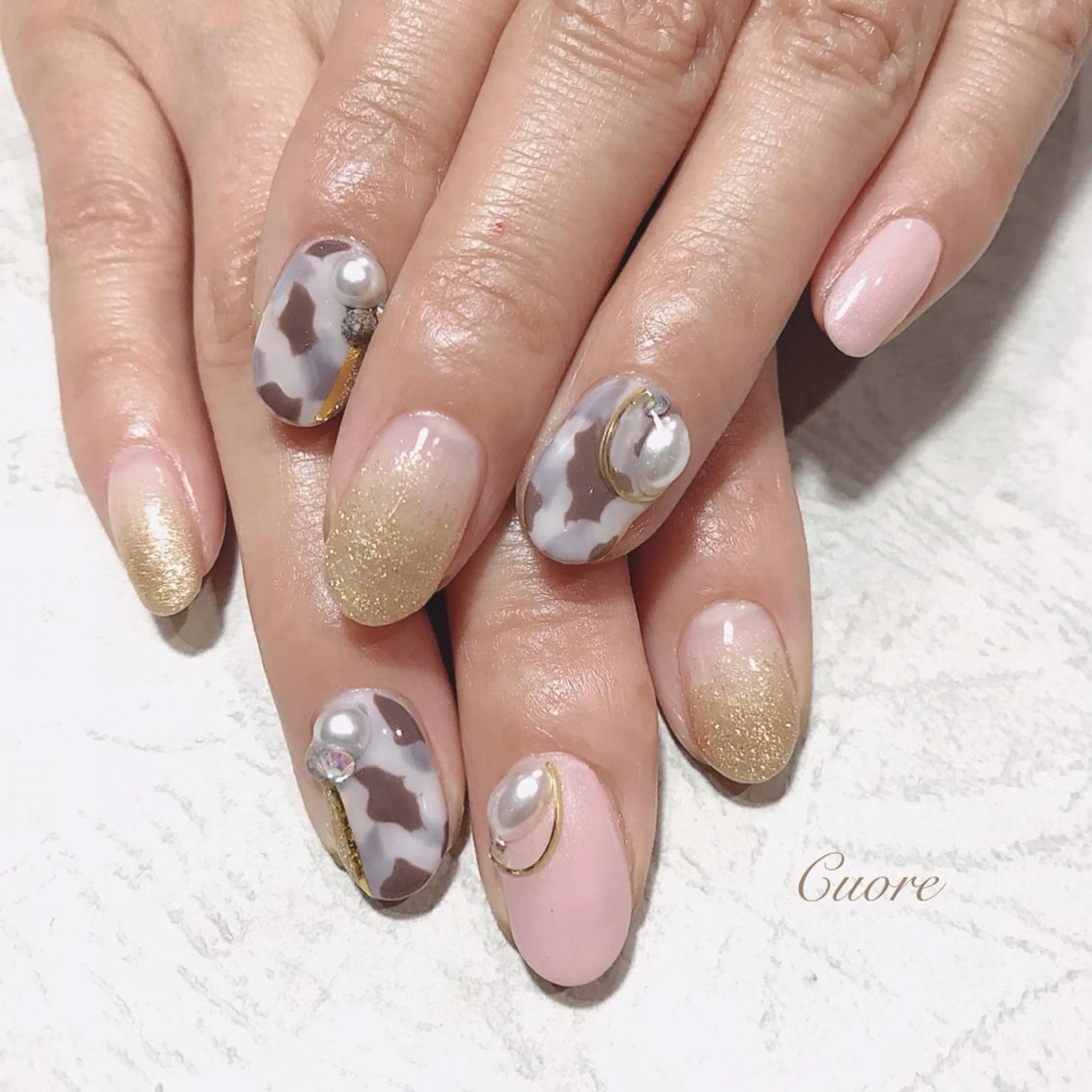 ネイル Cuore谷岡紗妃/ 宮崎台のネイルデザイン