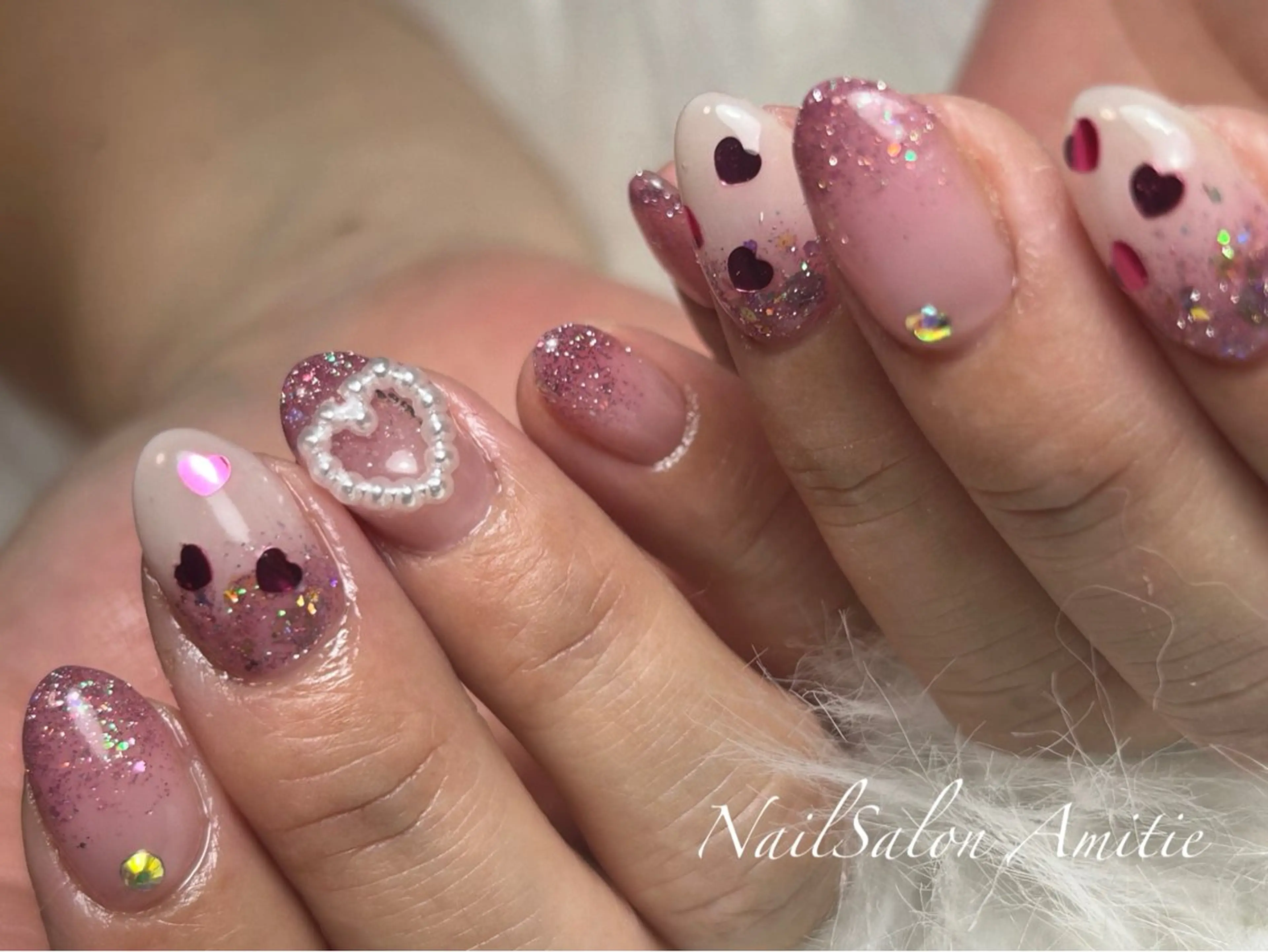 ネイル ハンドネイル NailSalon Amitieのネイルデザイン