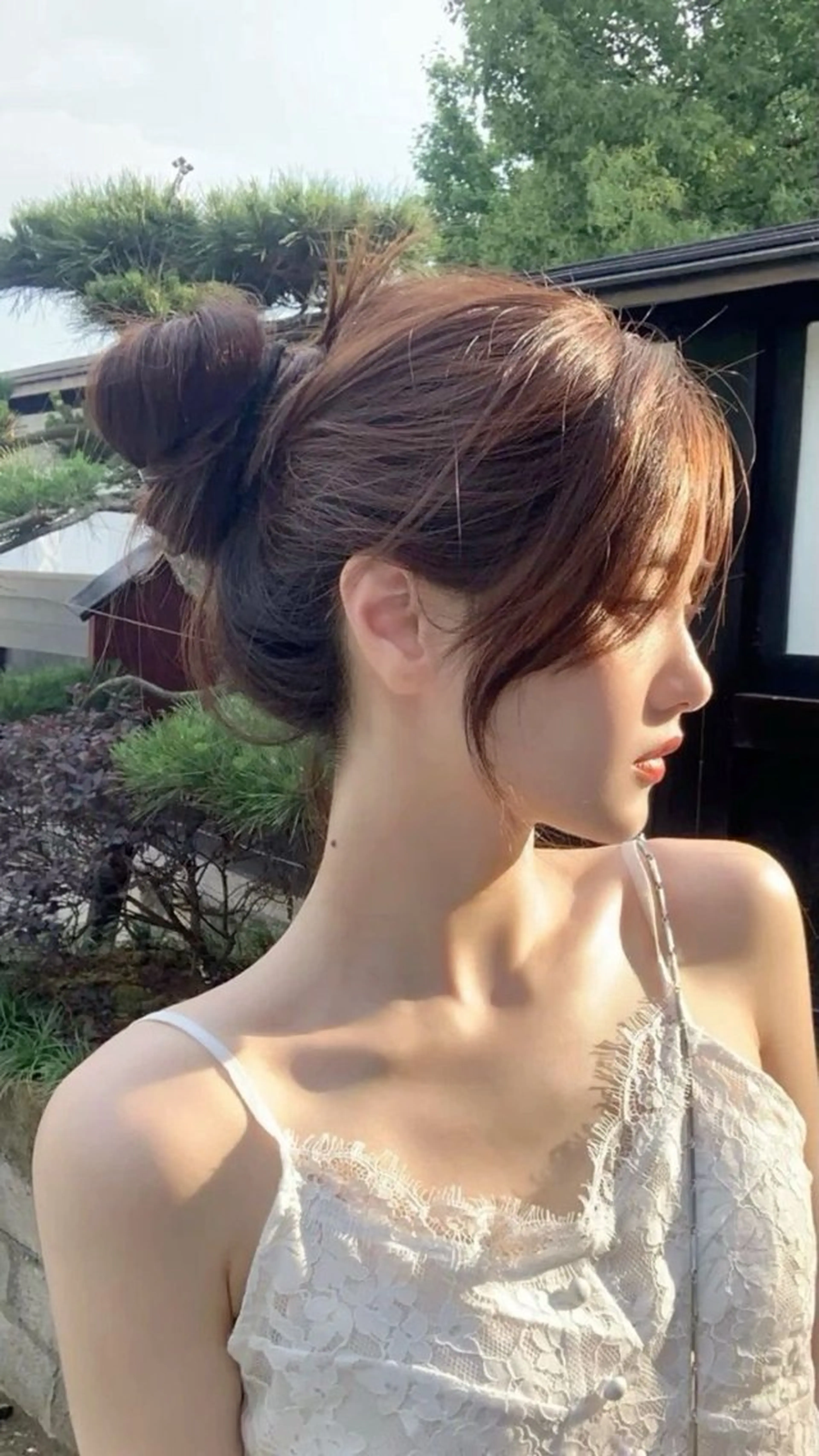 セミロング カラー カット ヘアカラー トリートメント 莉乃/縮毛矯正/髪質 改善/艶カラーのヘアスタイル