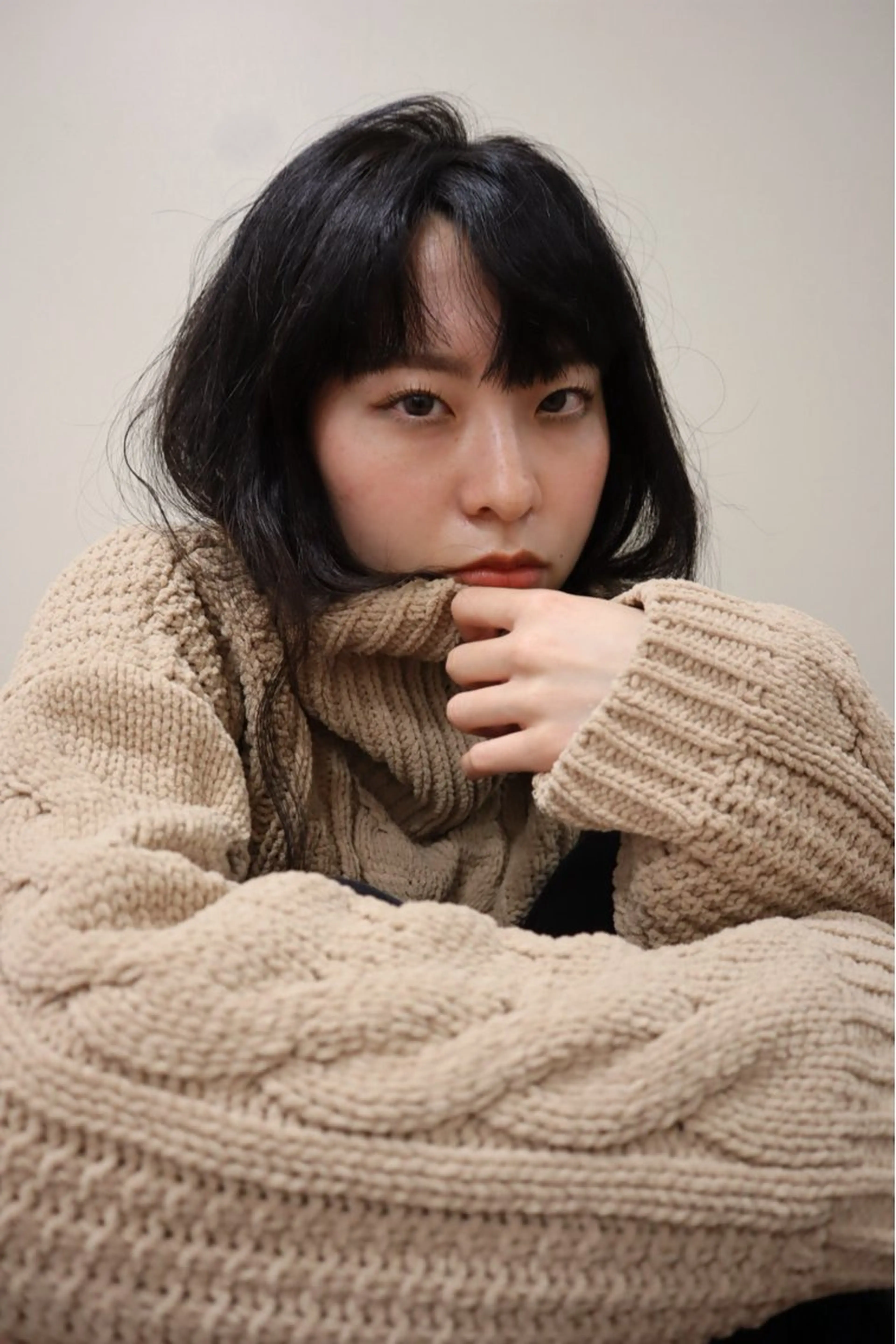 ロング カラー 金尾 凜のヘアスタイル