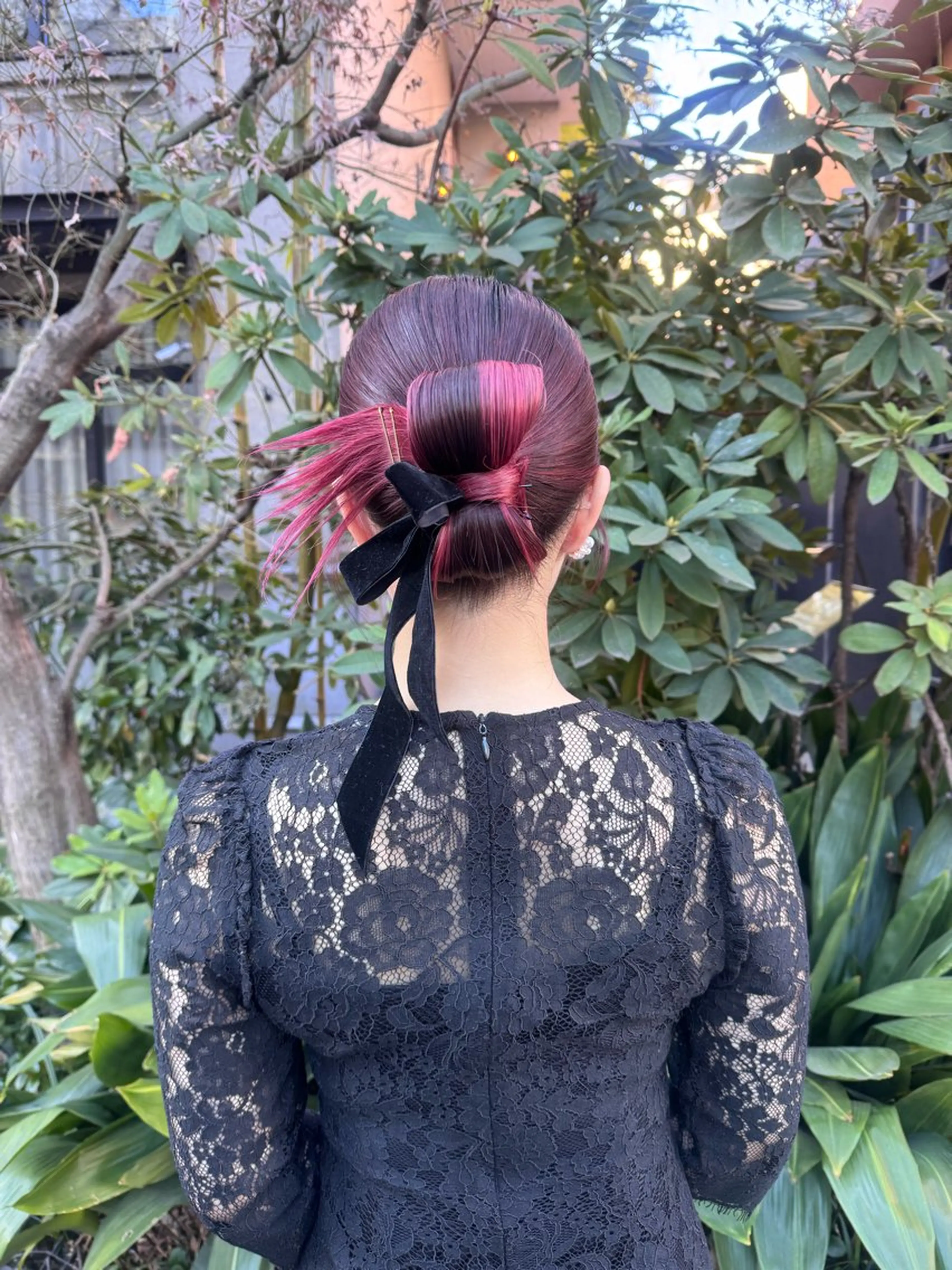 セミロング ヘアアレンジ ヘアセット 🎗️【ヘアセット 美眉】吉川玲🎗️のヘアスタイル