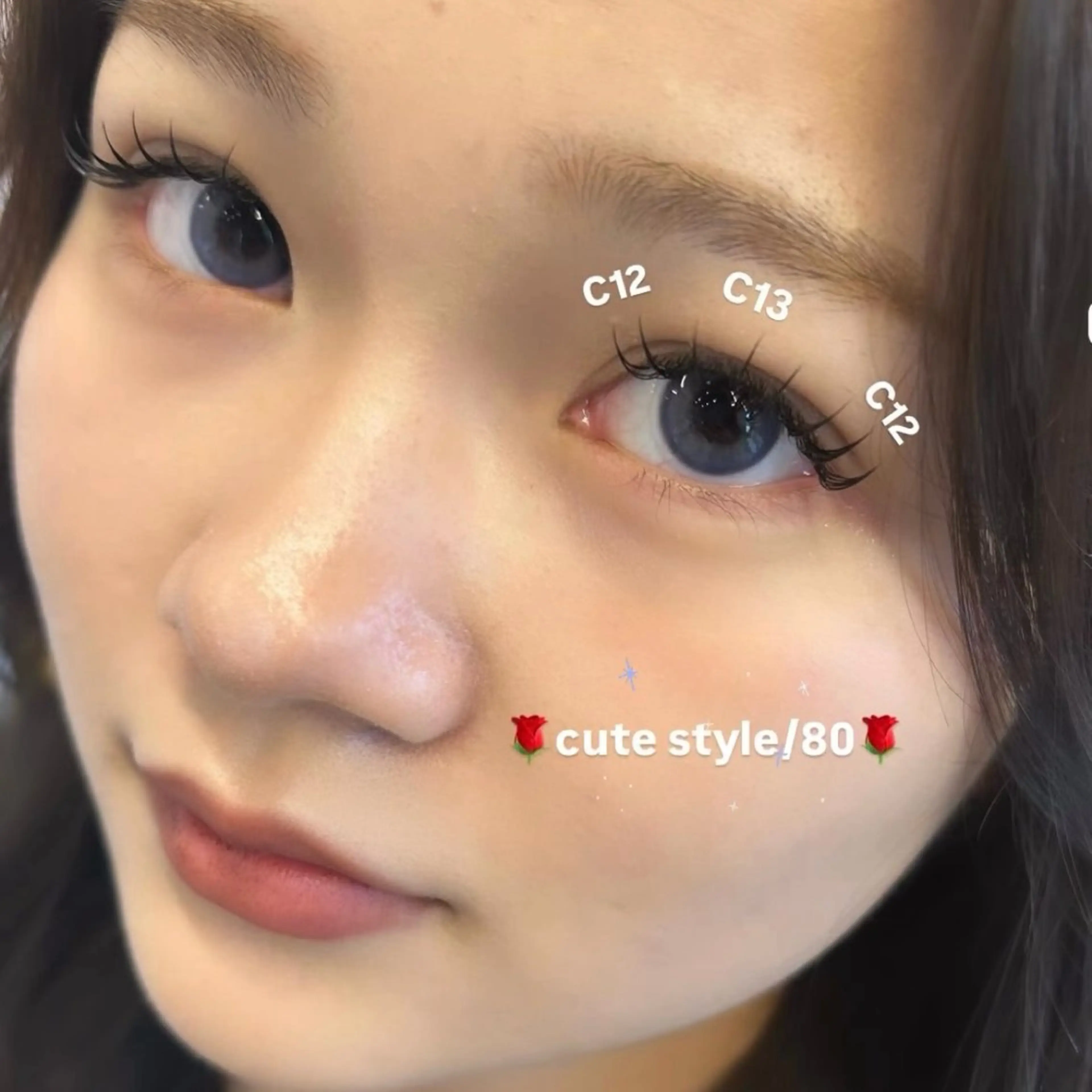 マツエク・マツパ Ribbon2所属・ami eyeを可愛く♡のマツエク・マツパデザイン