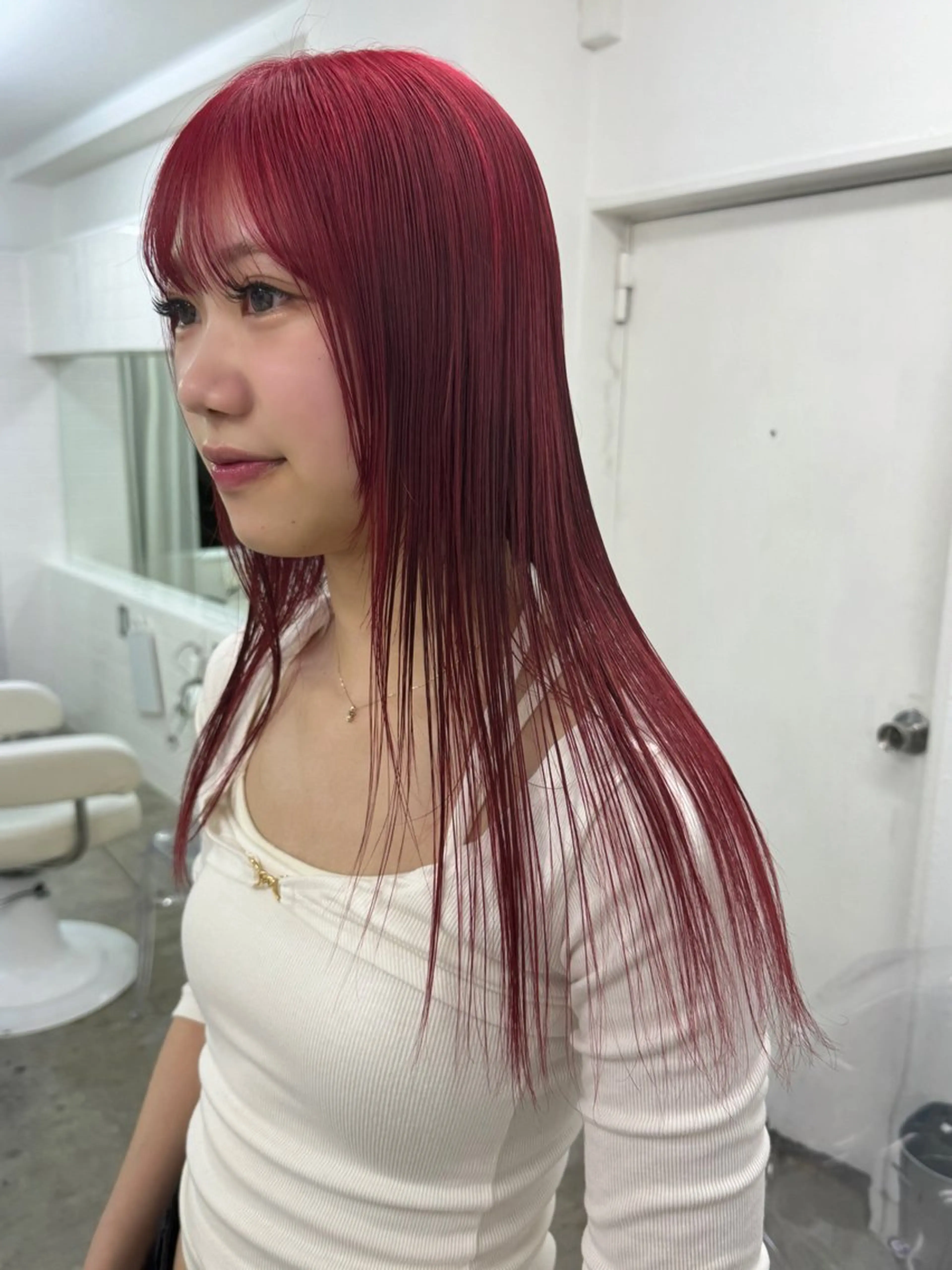 セミロング カラー 繭所属・こはる／ハードパーマ /癖毛風パーマ🧃のヘアスタイル