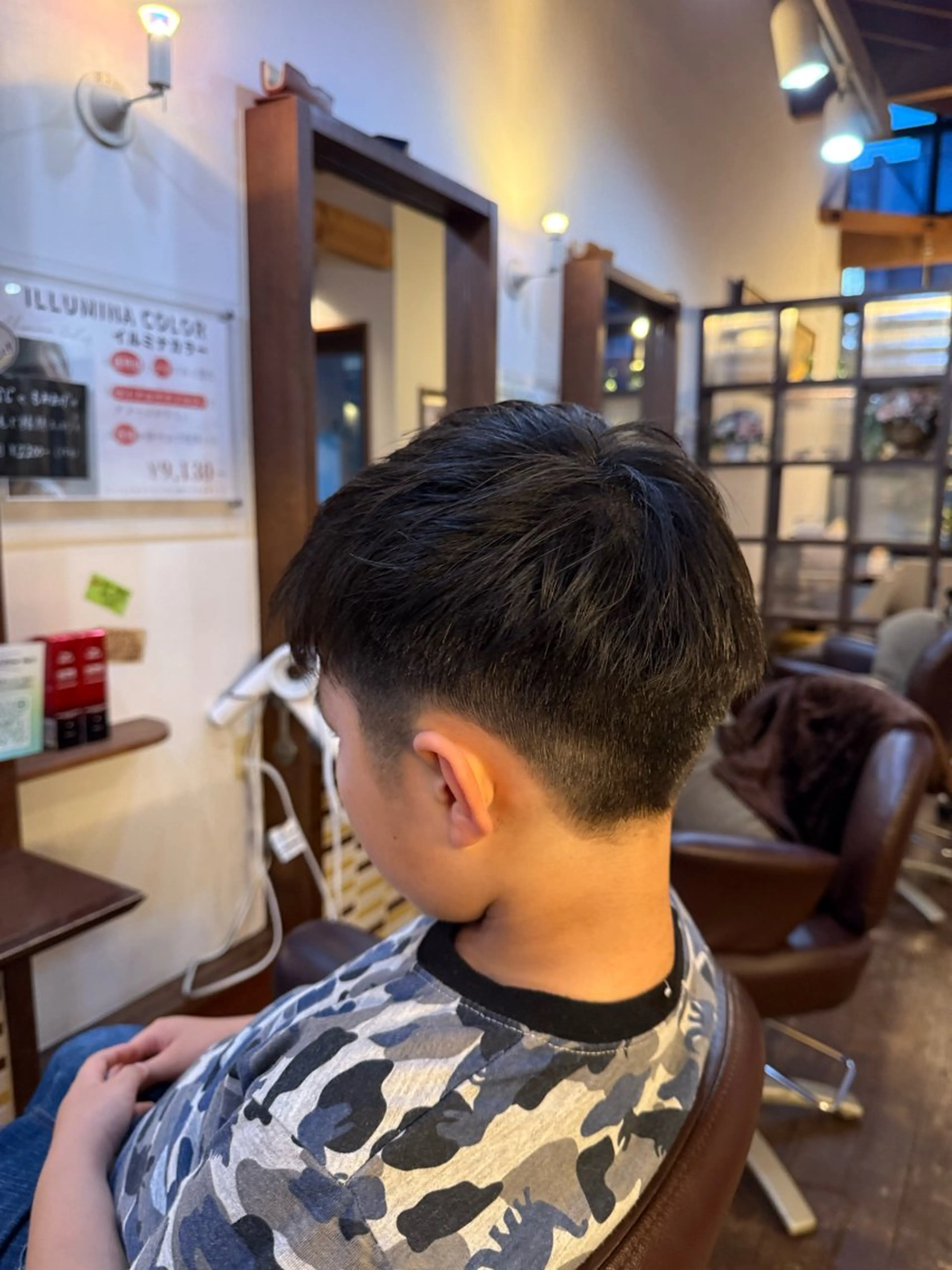 メンズ キッズ 刈り上げ PLUS所属・池本 海月のヘアスタイル