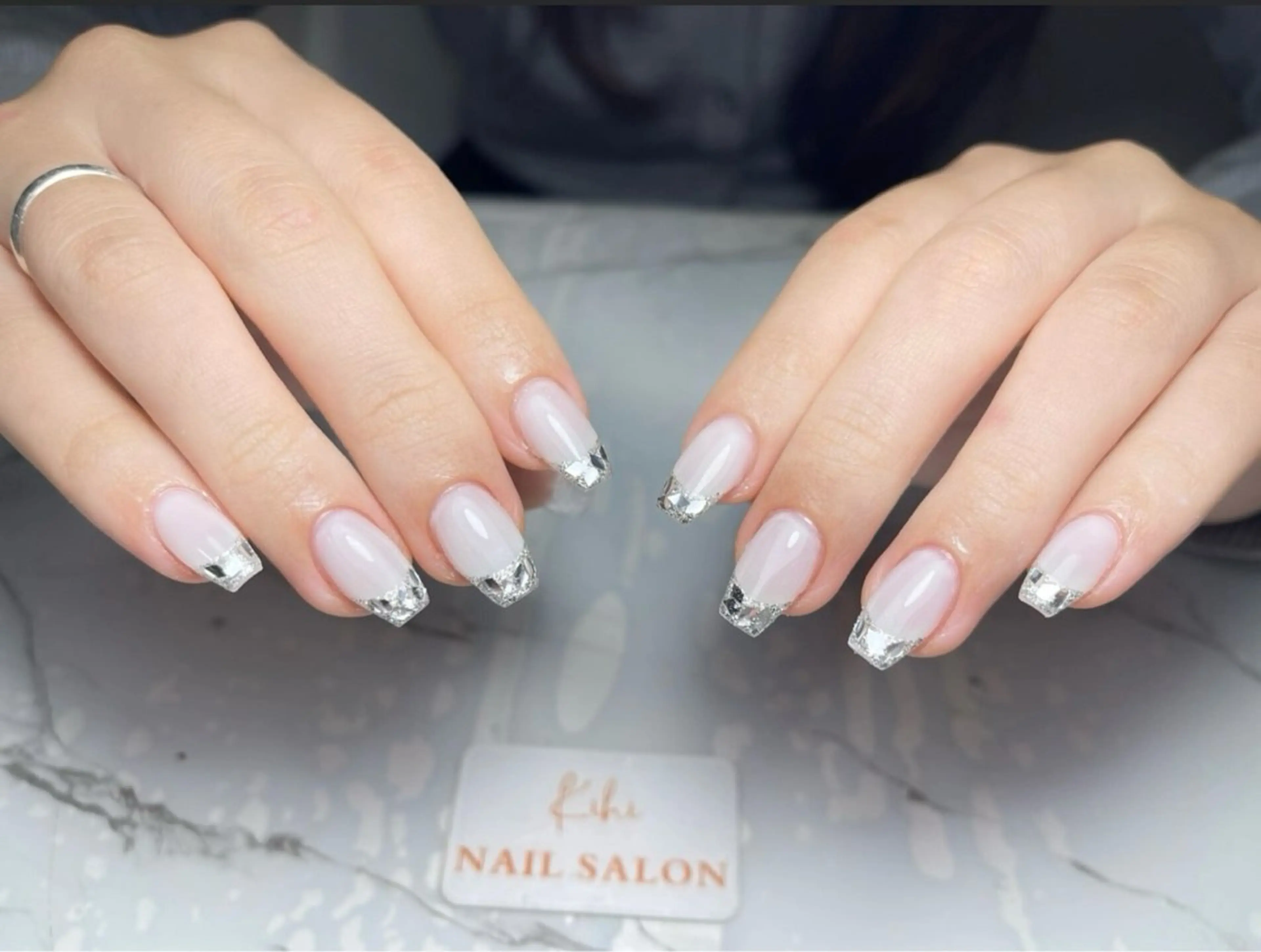 ネイル アートネイル フレンチネイル ジェルネイル グラデーション 韓国ネイル 久保田 マリコのネイルデザイン