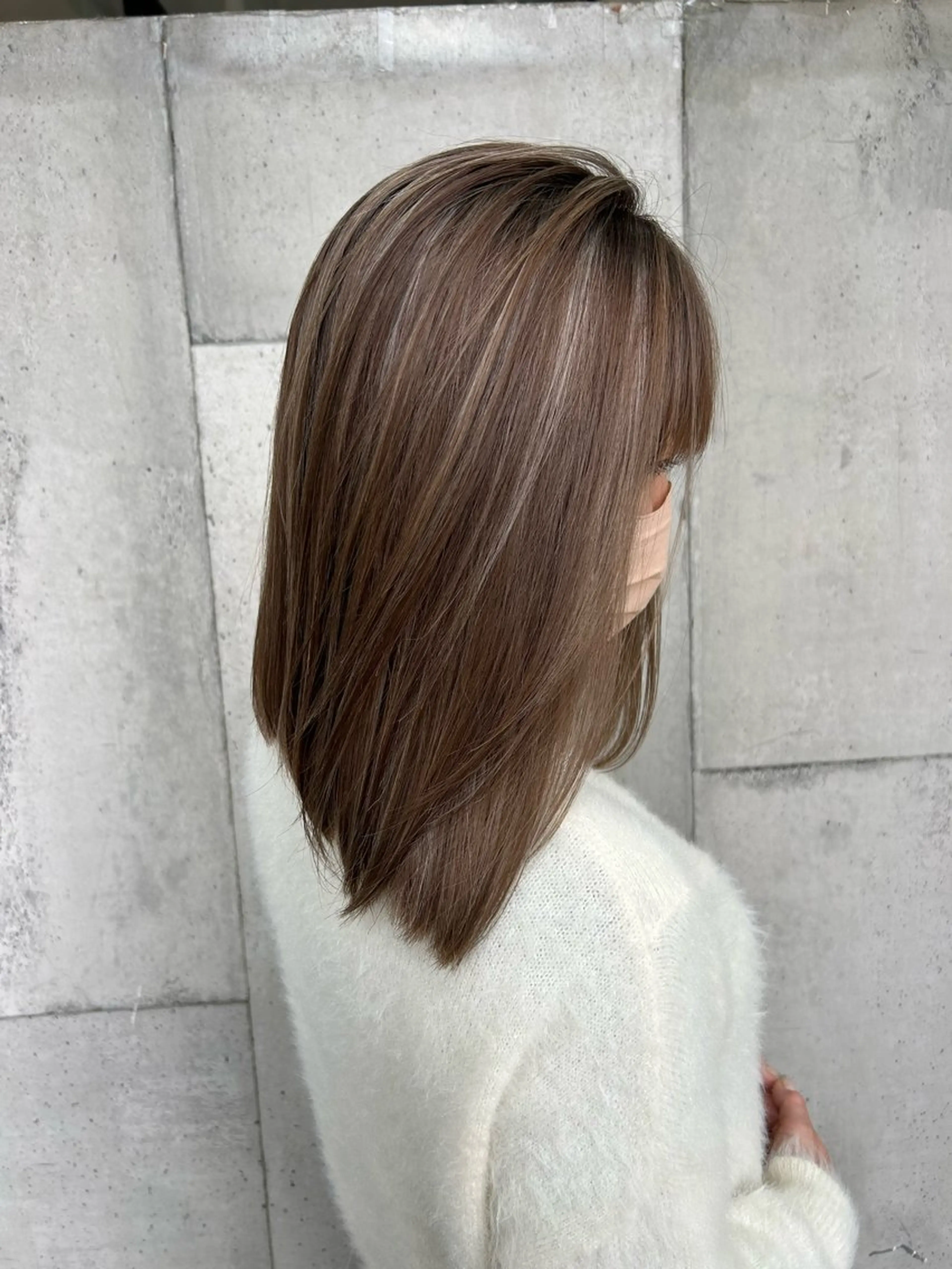 ミディアム カラー ブリーチ ケアブリーチ 透明感カラー ハイライトカラー ハイライト ヘアカラー ☀️中嶋 そら☀️のヘアスタイル