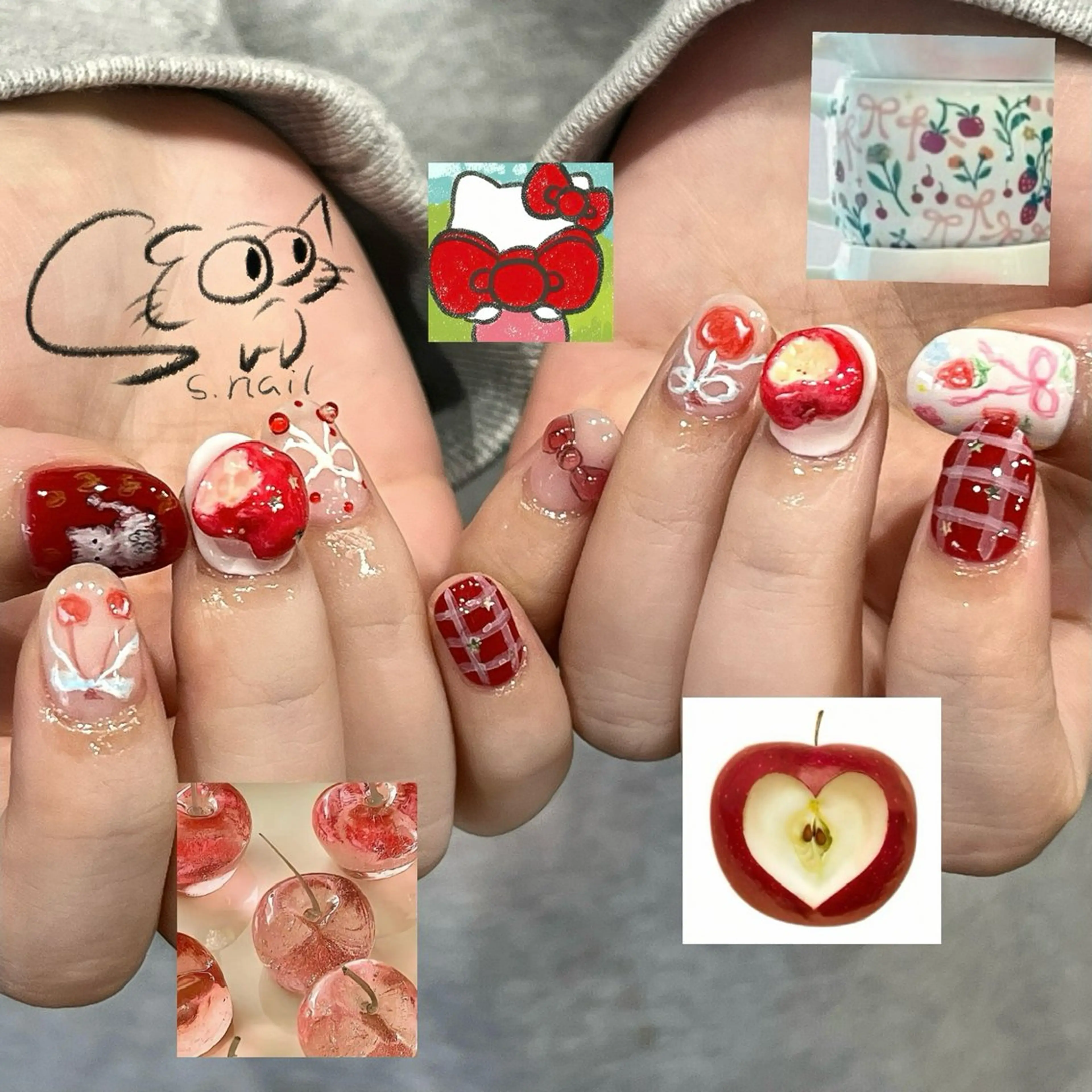 ネイル アートネイル チークネイル フレンチネイル グラデーション マグネットネイル ハンドネイル S.nail所属・S.nail _のネイルデザイン