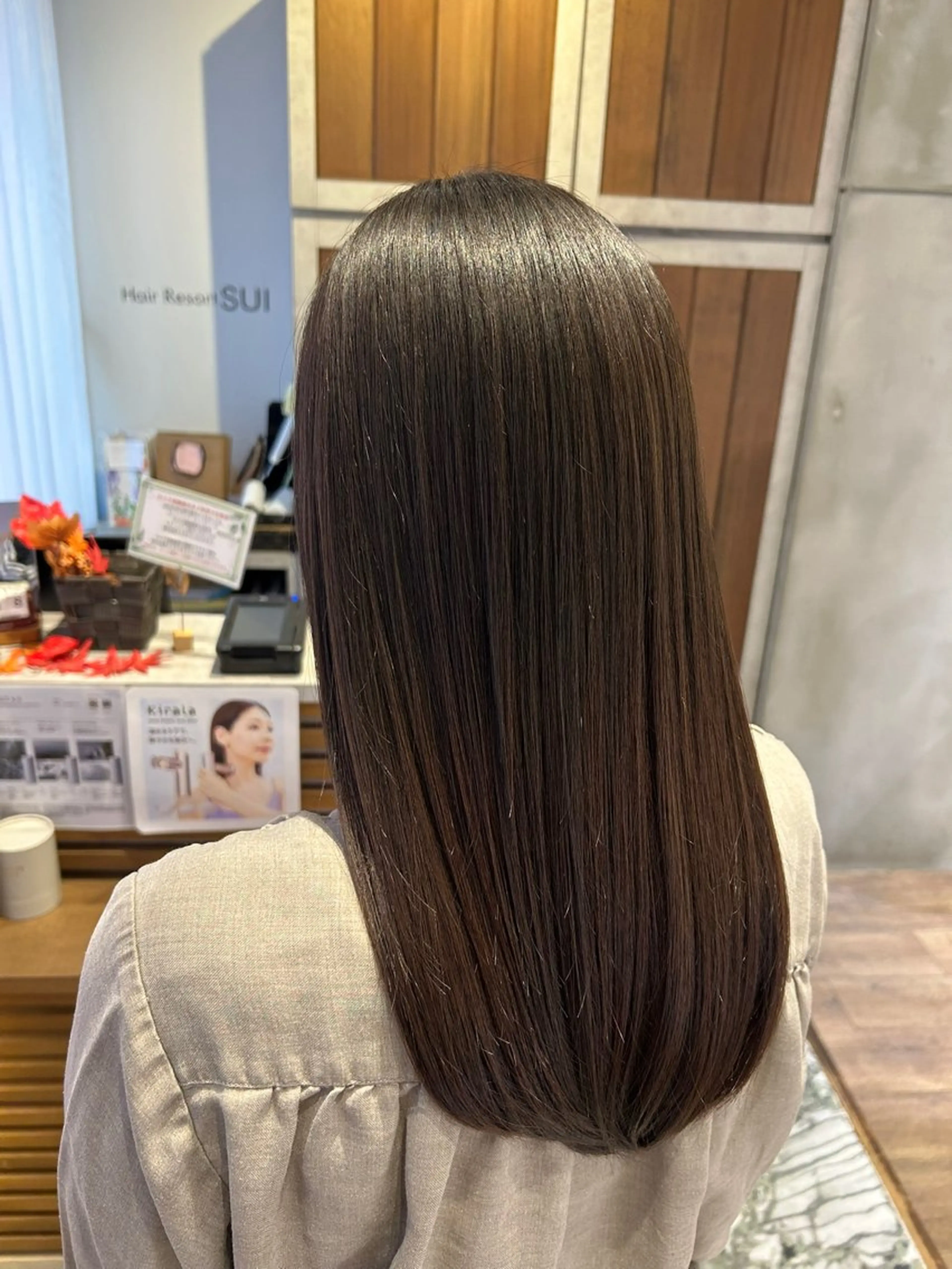 ロング カット 縮毛矯正 トリートメント 新宿三丁目 Miyukiのヘアスタイル