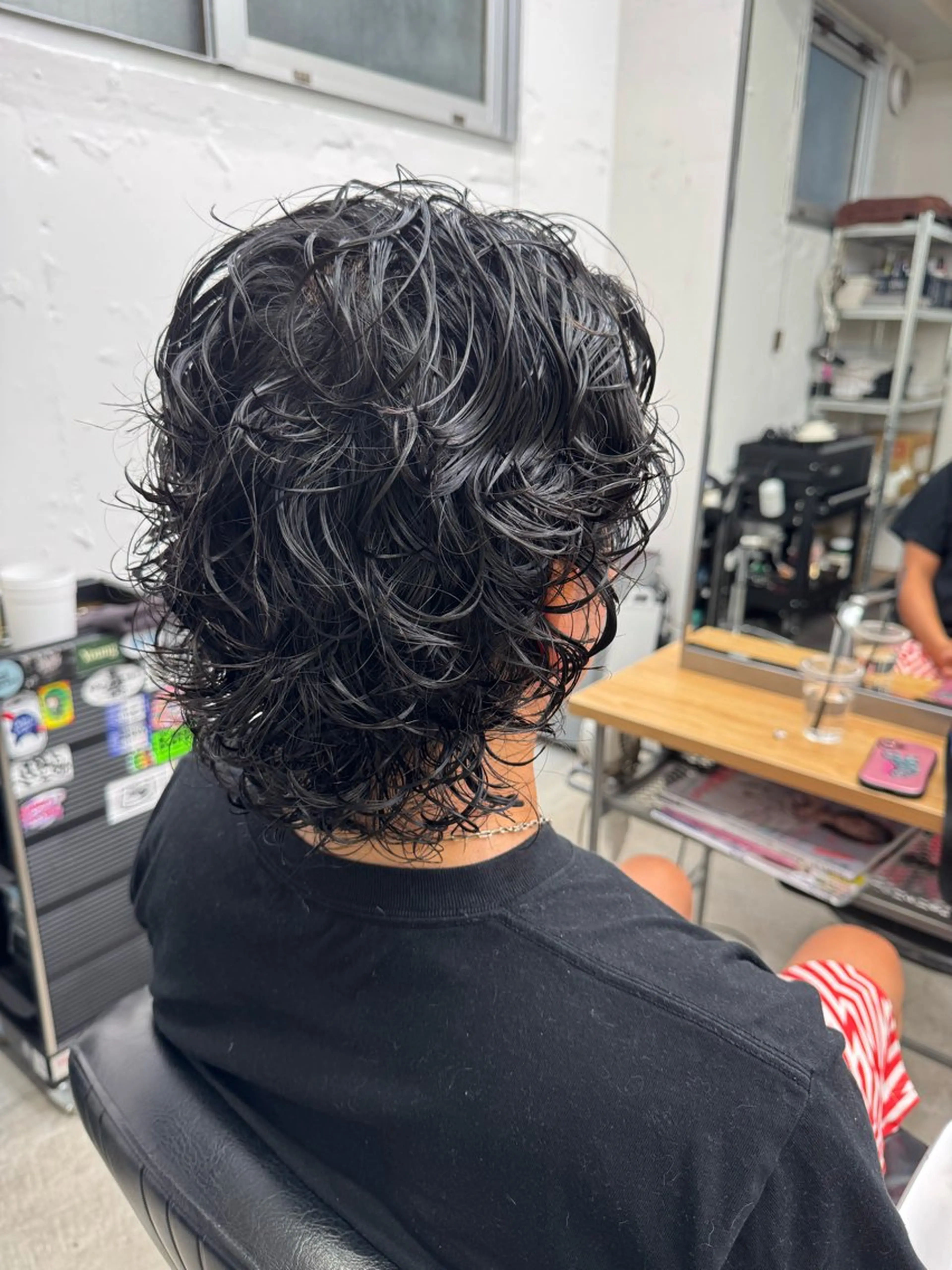 ミディアム パーマ メンズ ミディアムパーマ メンズパーマ 刈り上げ カット パーマ トリートメント 💈メンズ特化💈 TASUKUのヘアスタイル