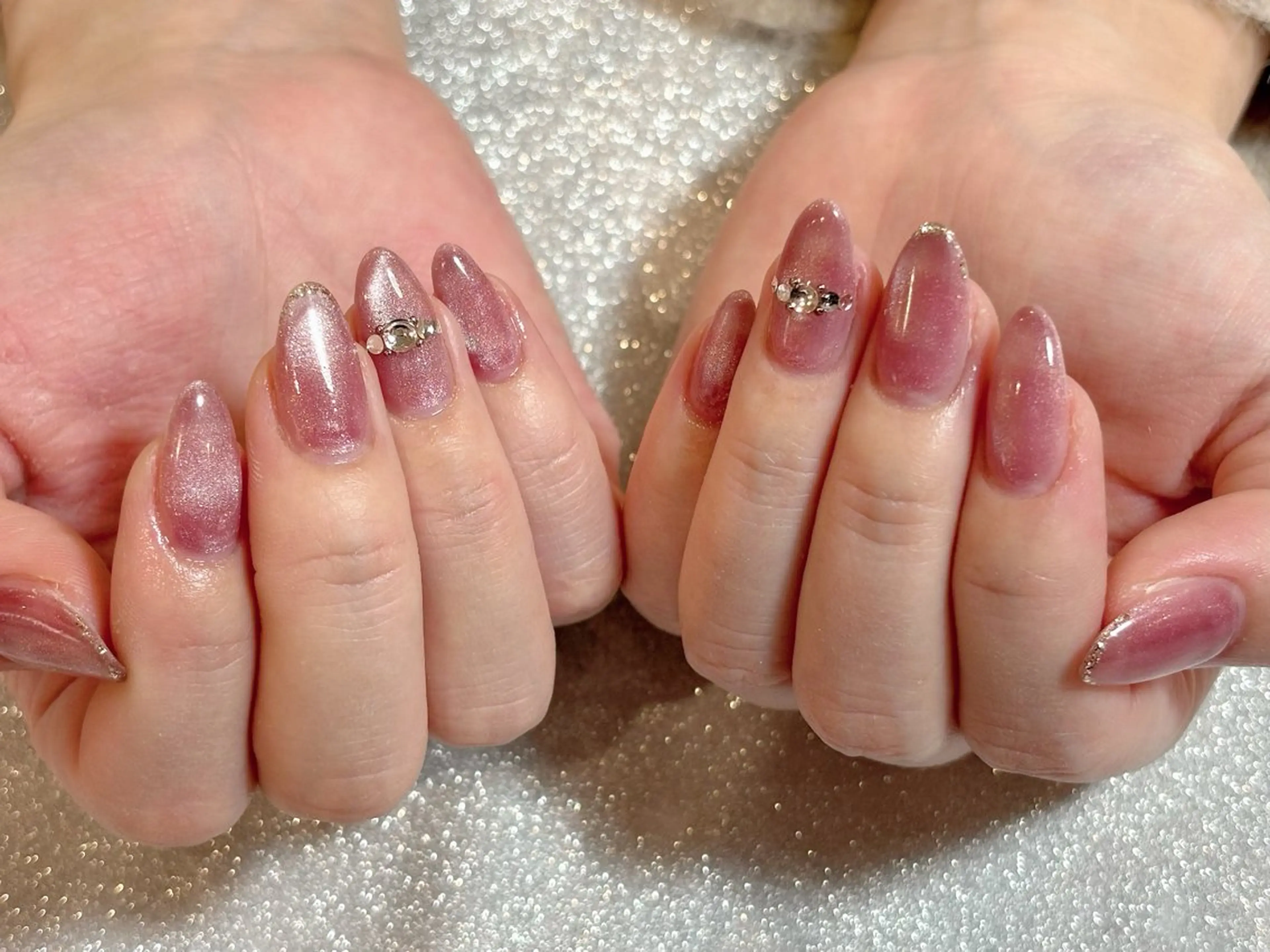 マグネット&フラッシュネイル🧡の写真