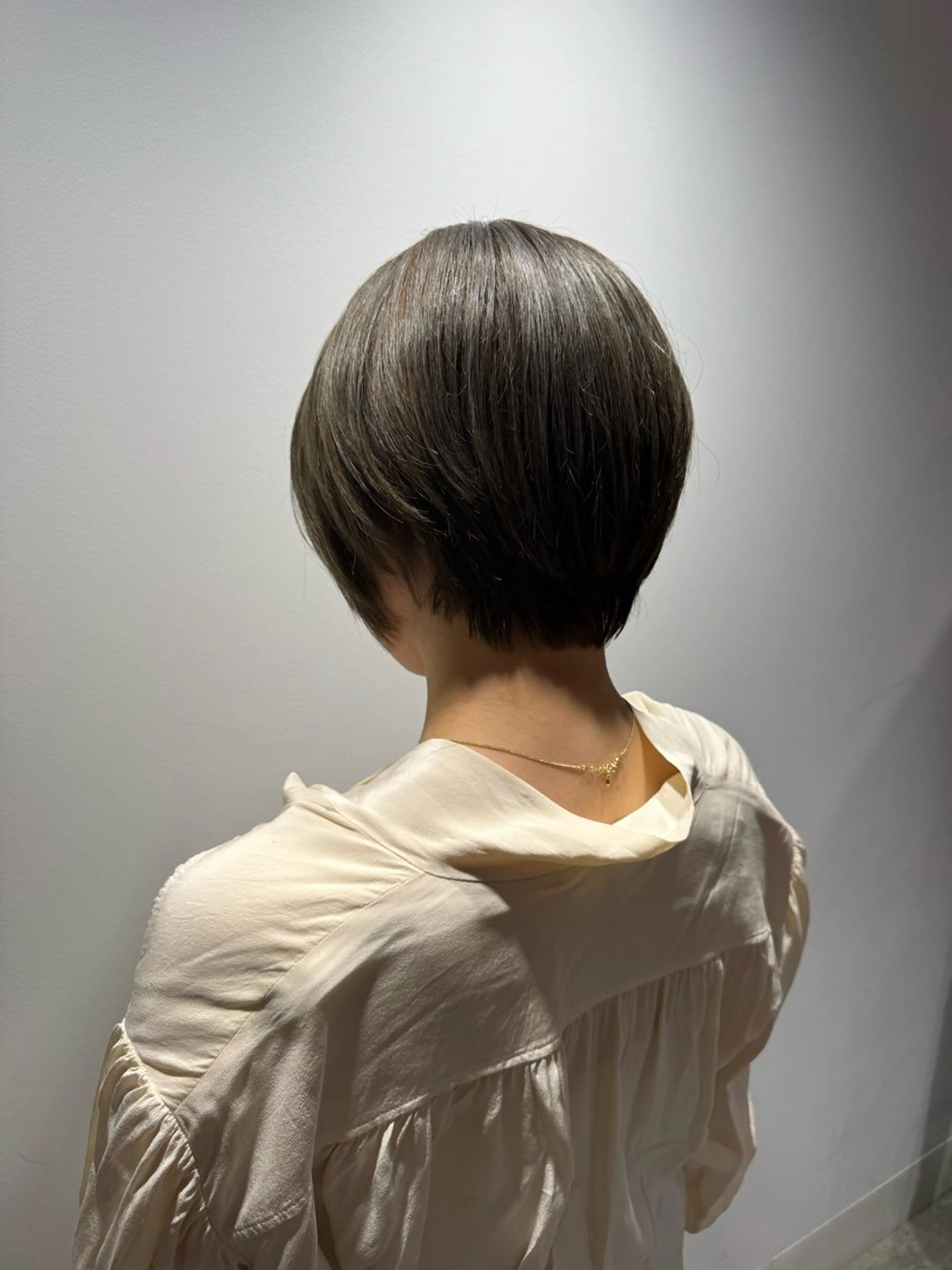 ショート カラー ボブ ショートヘア カット ヘアカラー レイヤーボブ/パーマ /艶カラー/Rinのヘアスタイル