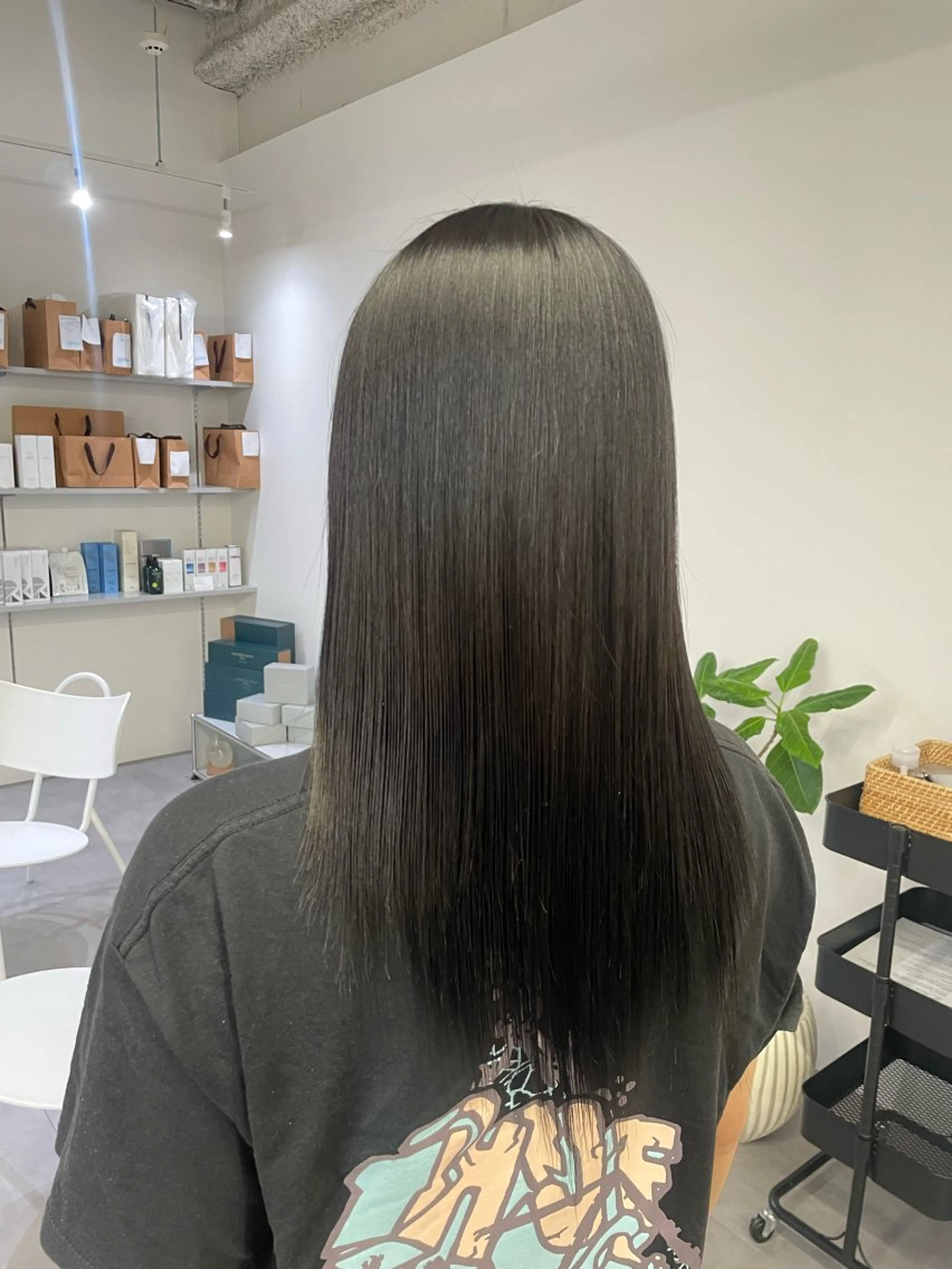 カラー 透明感カラー カラーモデル募集/ 森本明花のヘアスタイル