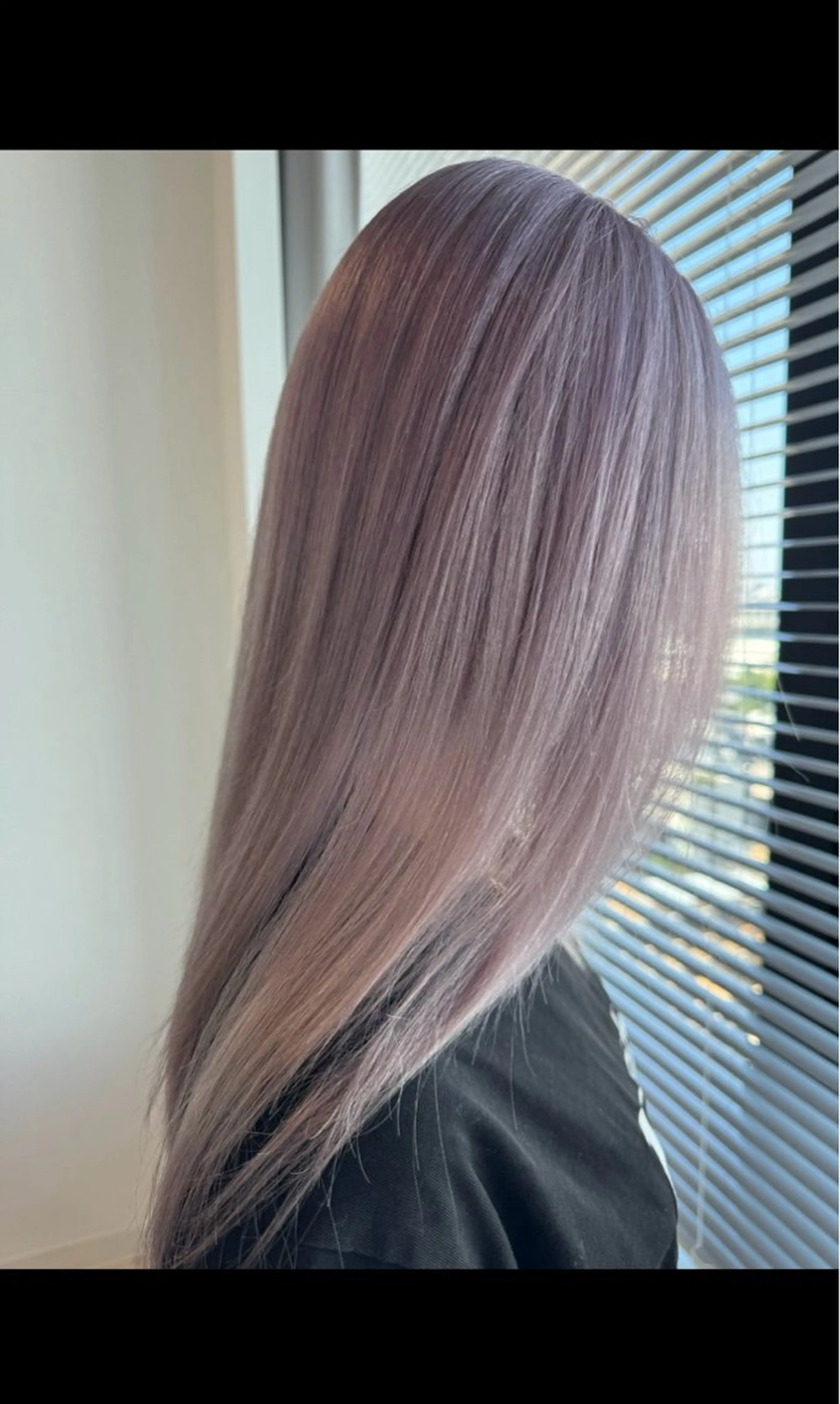 セミロング カット ヘアカラー 平塚/顔周りレイヤー /寒色/きゅうとのヘアスタイル