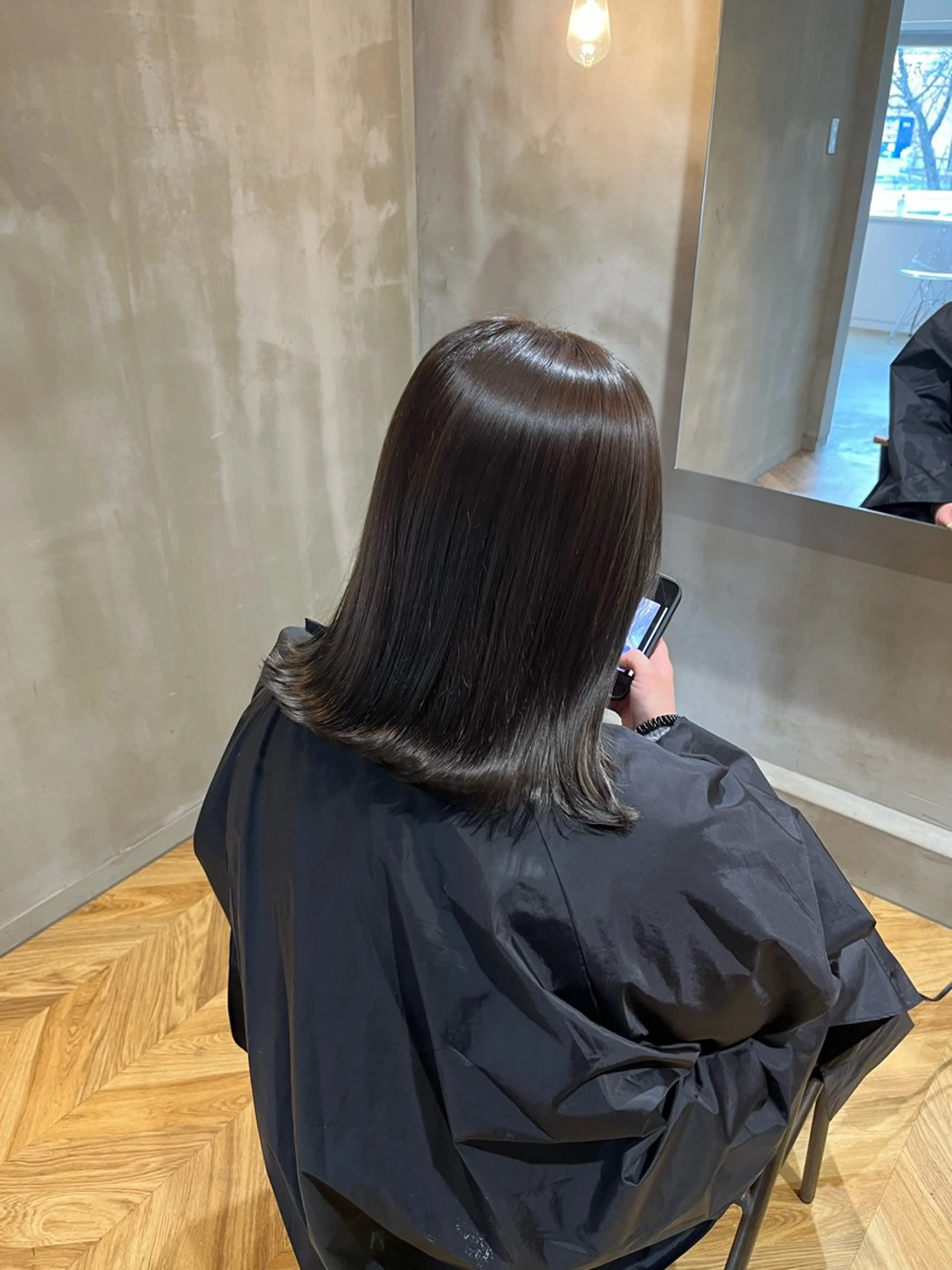 カラー 本木下朋花/髪質 改善×ダブルカラーのヘアスタイル