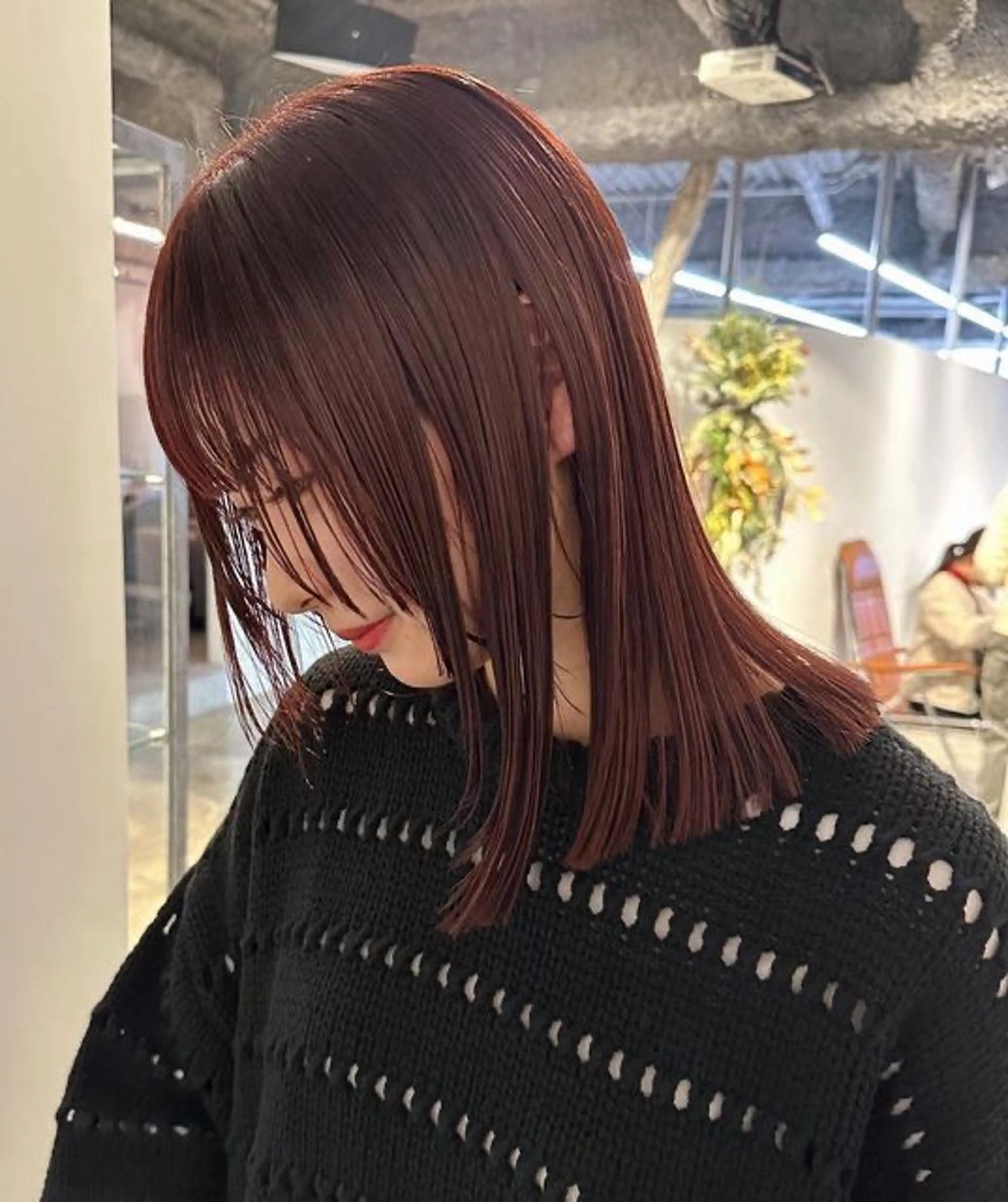 ロング カラー ヘアカラー Hair musee 柱店所属・浦野 妃菜のヘアスタイル