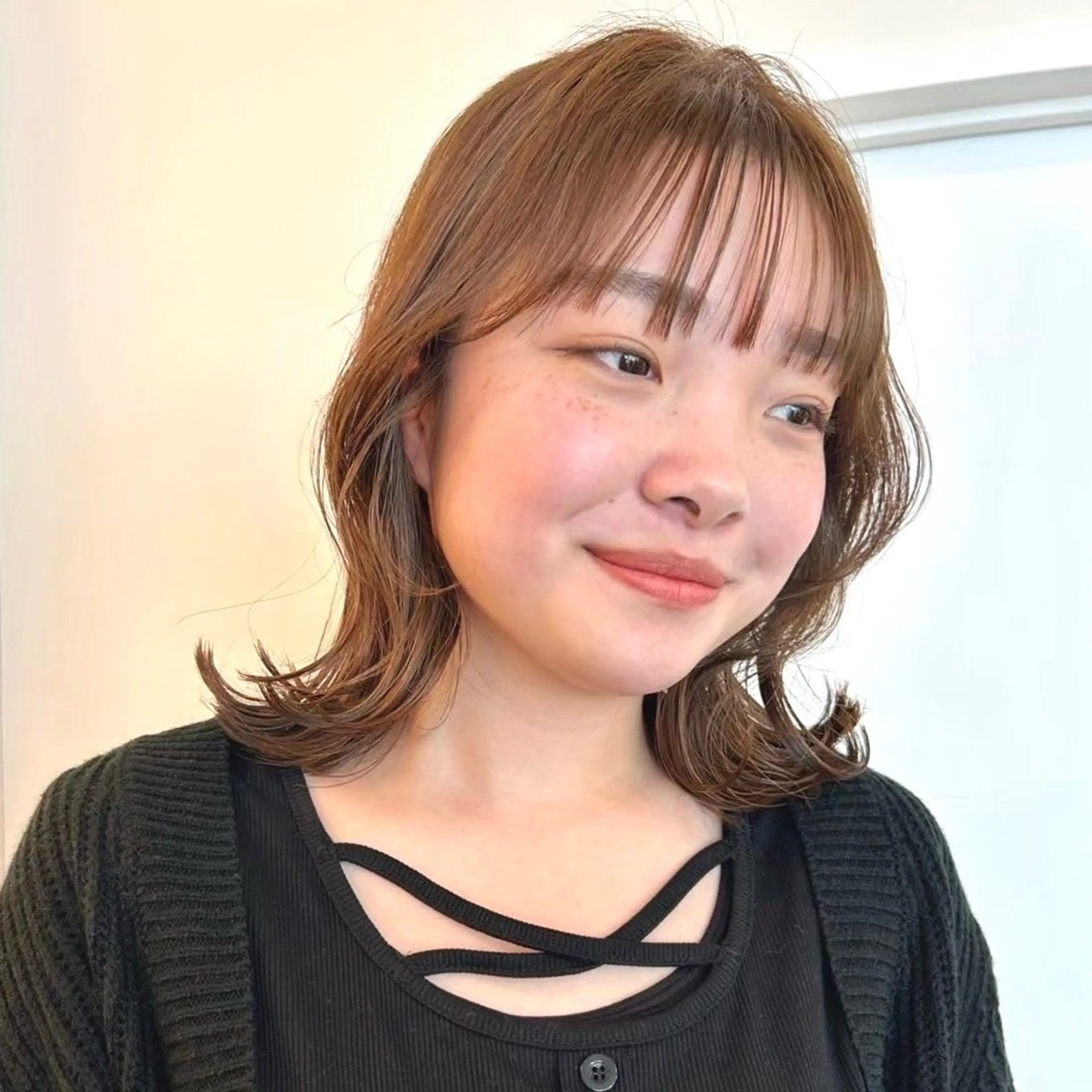 【🫧人気No.1  カット+透明感カラー+2stepトリートメント🫧】の写真