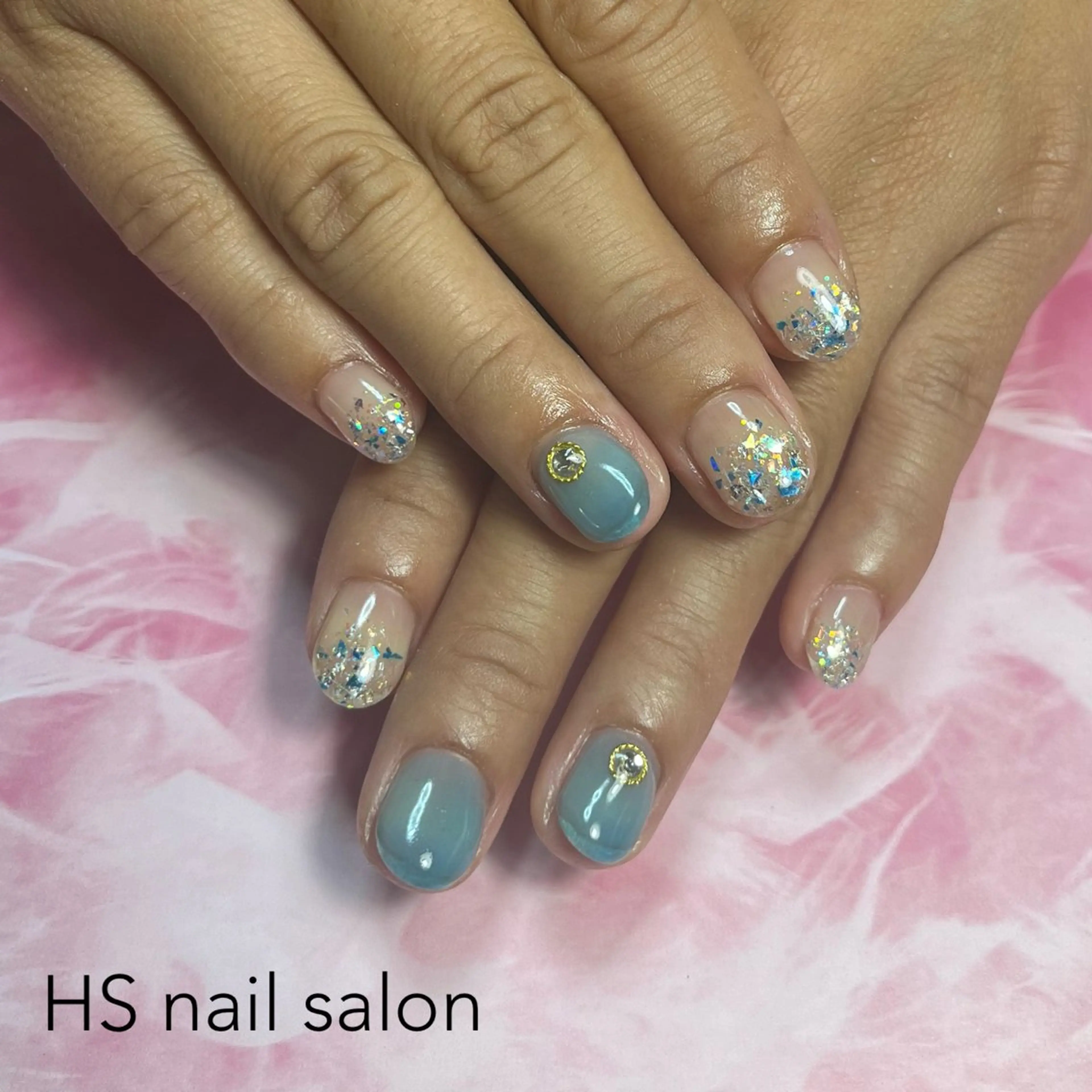 ショート ハンドネイル hs nail salonのネイルデザイン