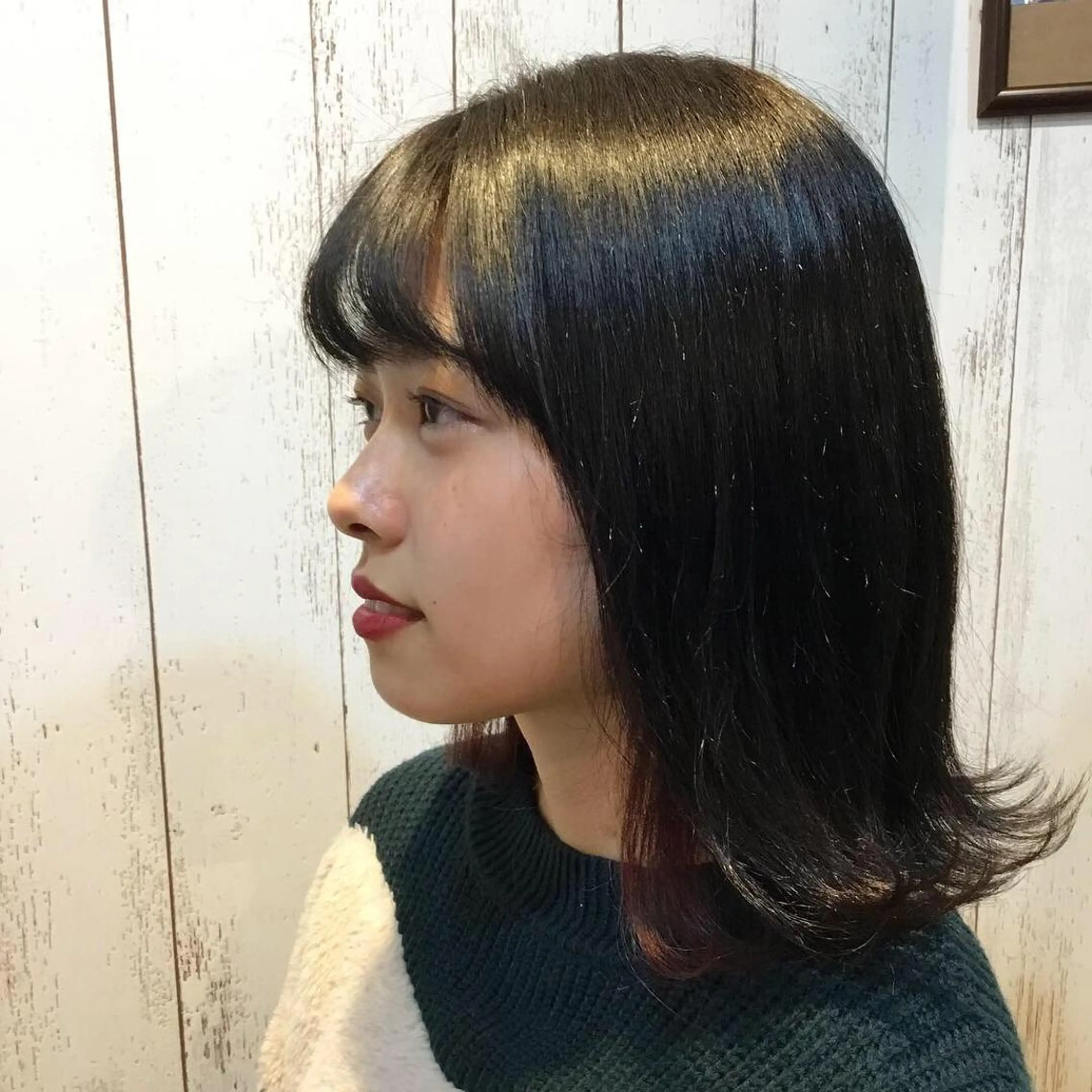 ミディアム カラー embrace エンブレイスのヘアスタイル