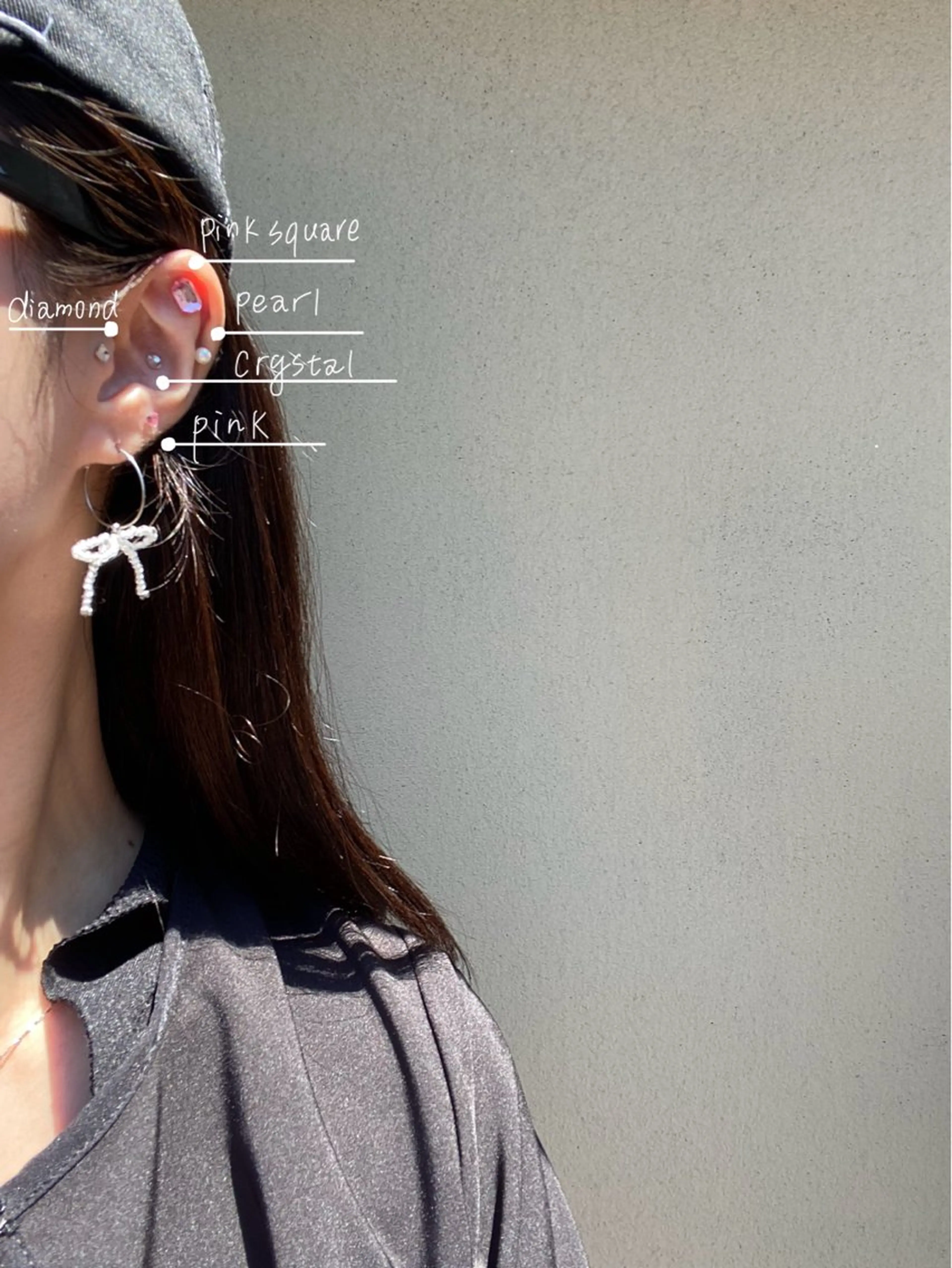 《ペアセット》選べる耳つぼジュエリー/つけ放題の写真