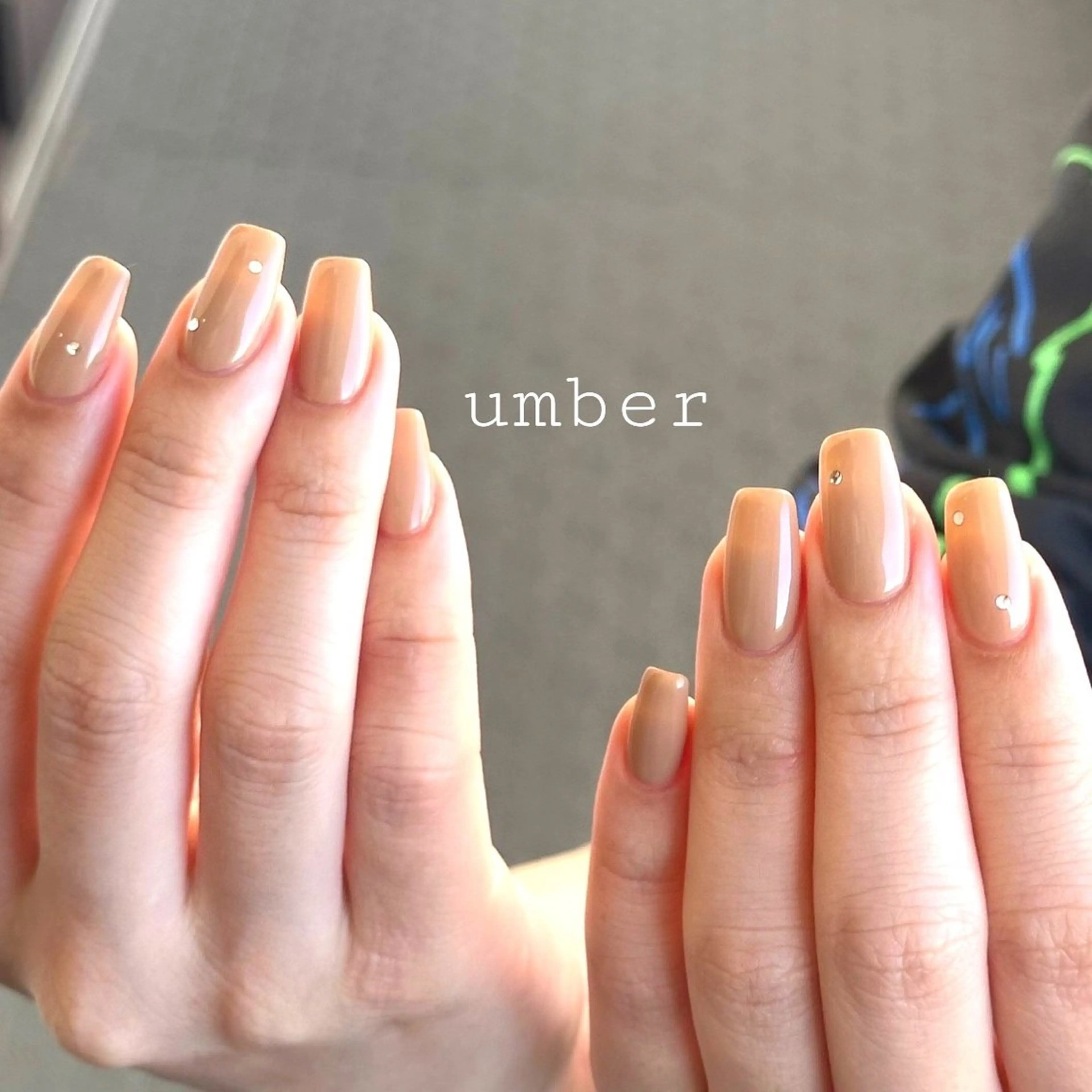 ネイル ハンドネイル umber 三茶1分のネイルデザイン