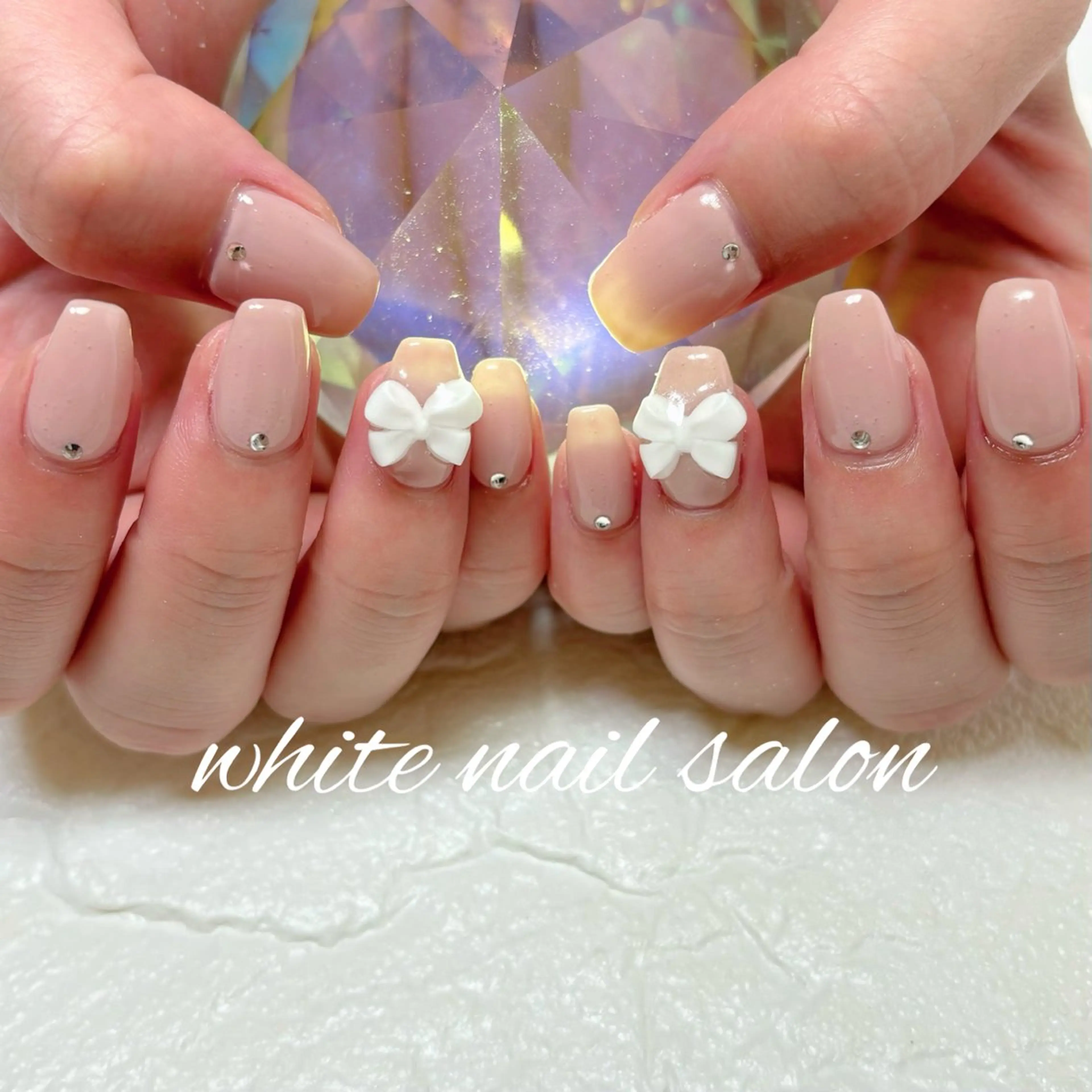 ネイル フットネイル 持ち込み ハンドネイル white nail salonのネイルデザイン