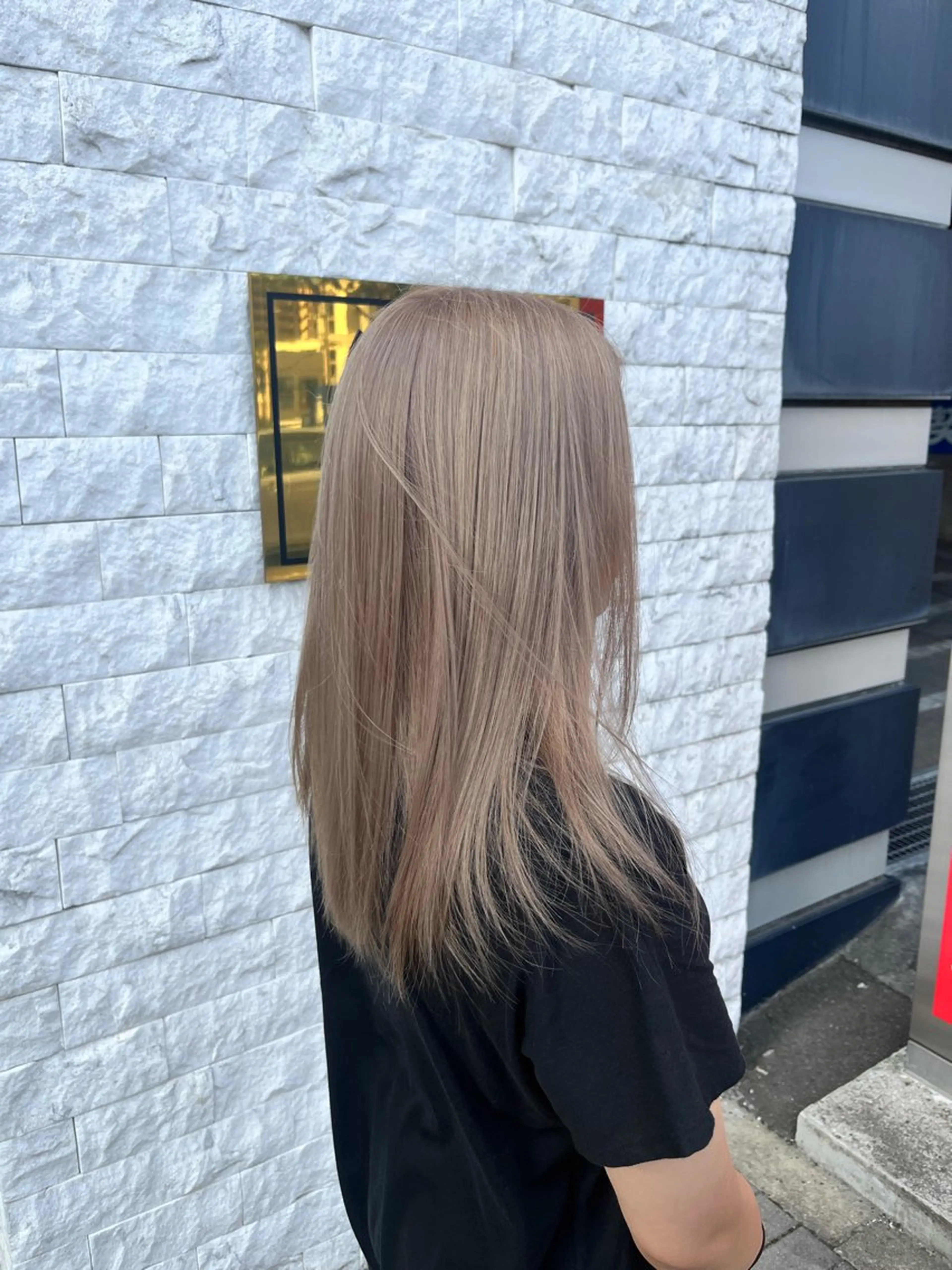 カラー ブリーチ/暖色カラー 宮城陽日のヘアスタイル