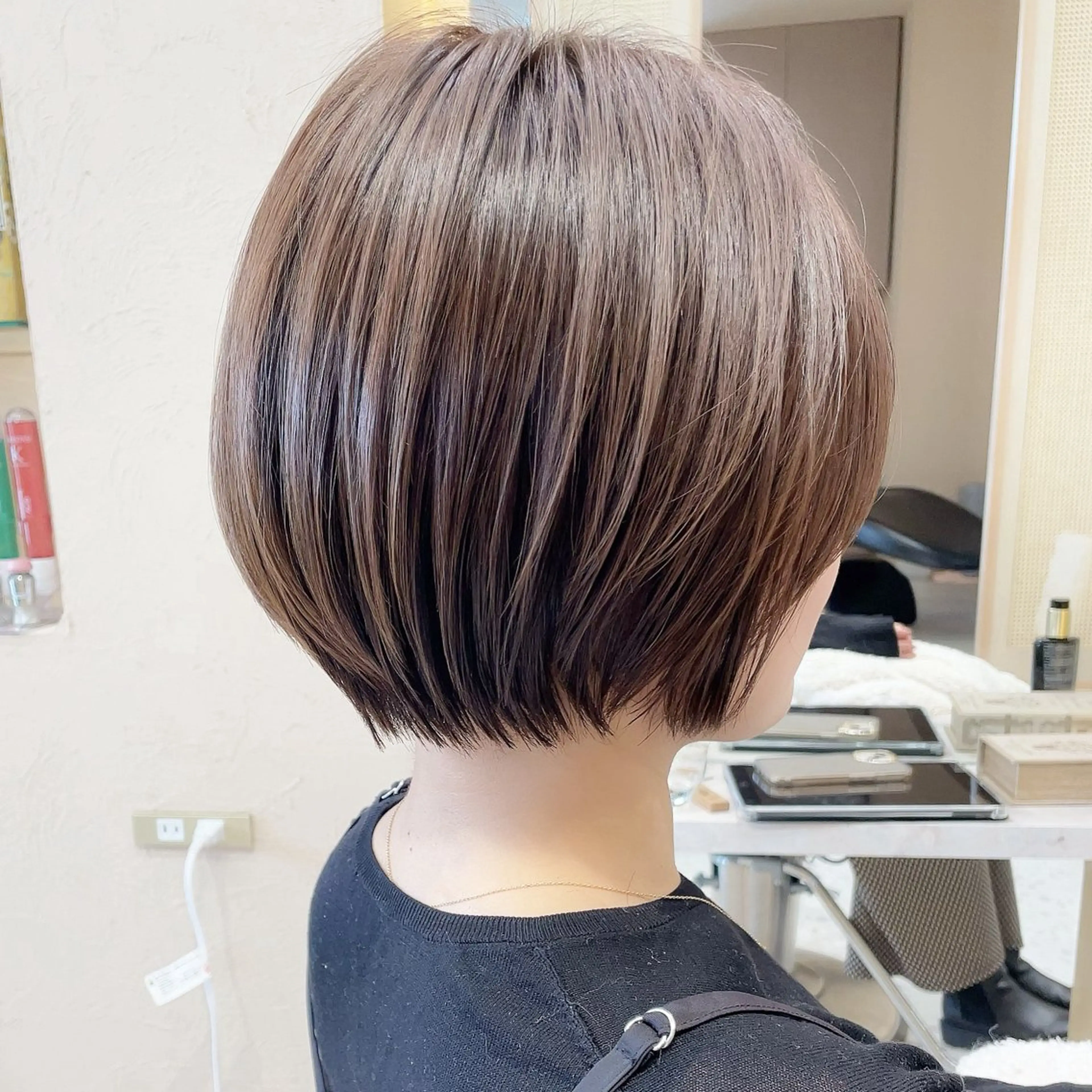 ショート カラー カット ヘアカラー トリートメント 韓国ヘア/髪質改善 /Harunaのヘアスタイル