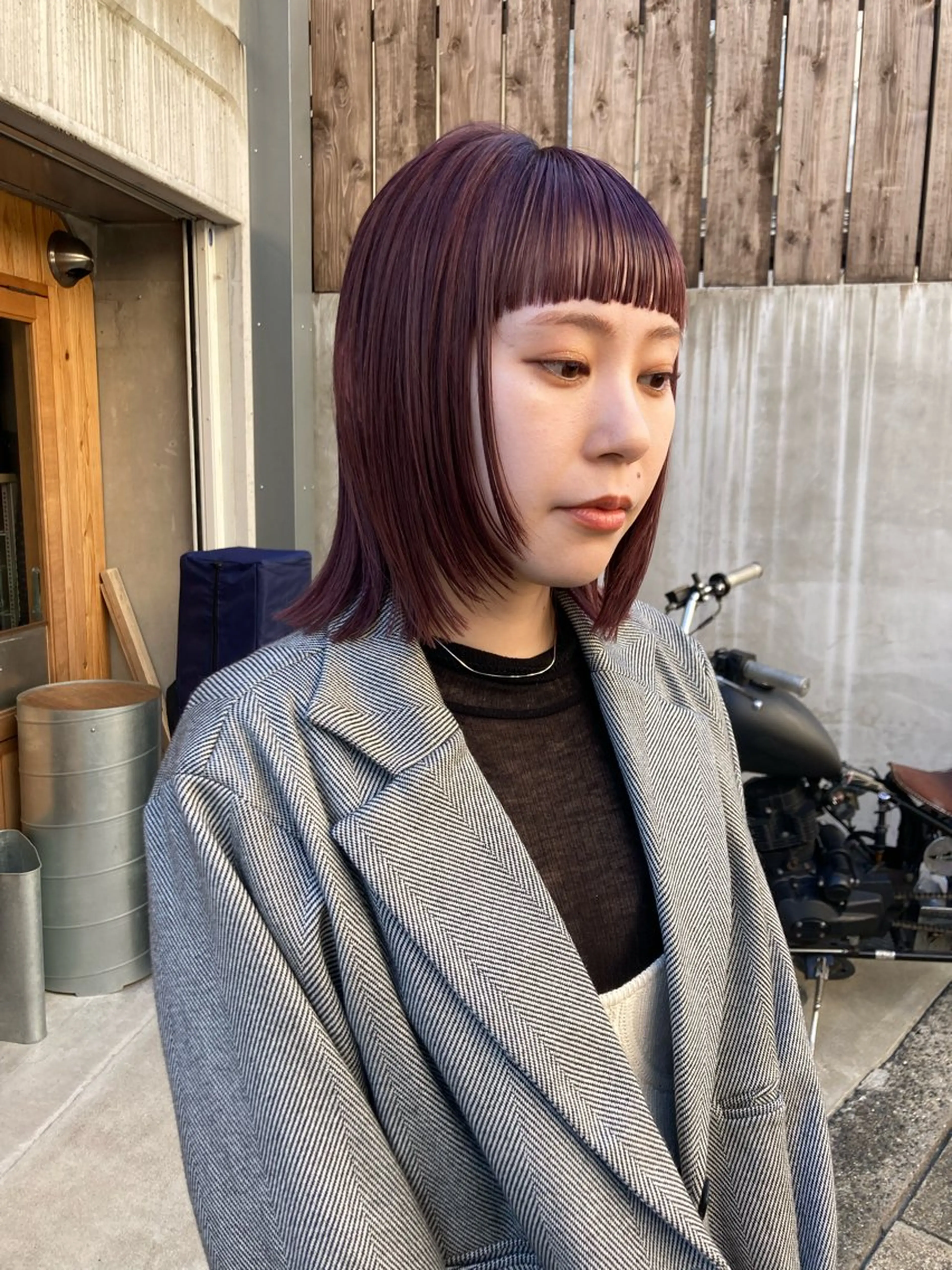 ミディアム カラー BRUNTJET所属・MAEDA MADOKAのヘアスタイル