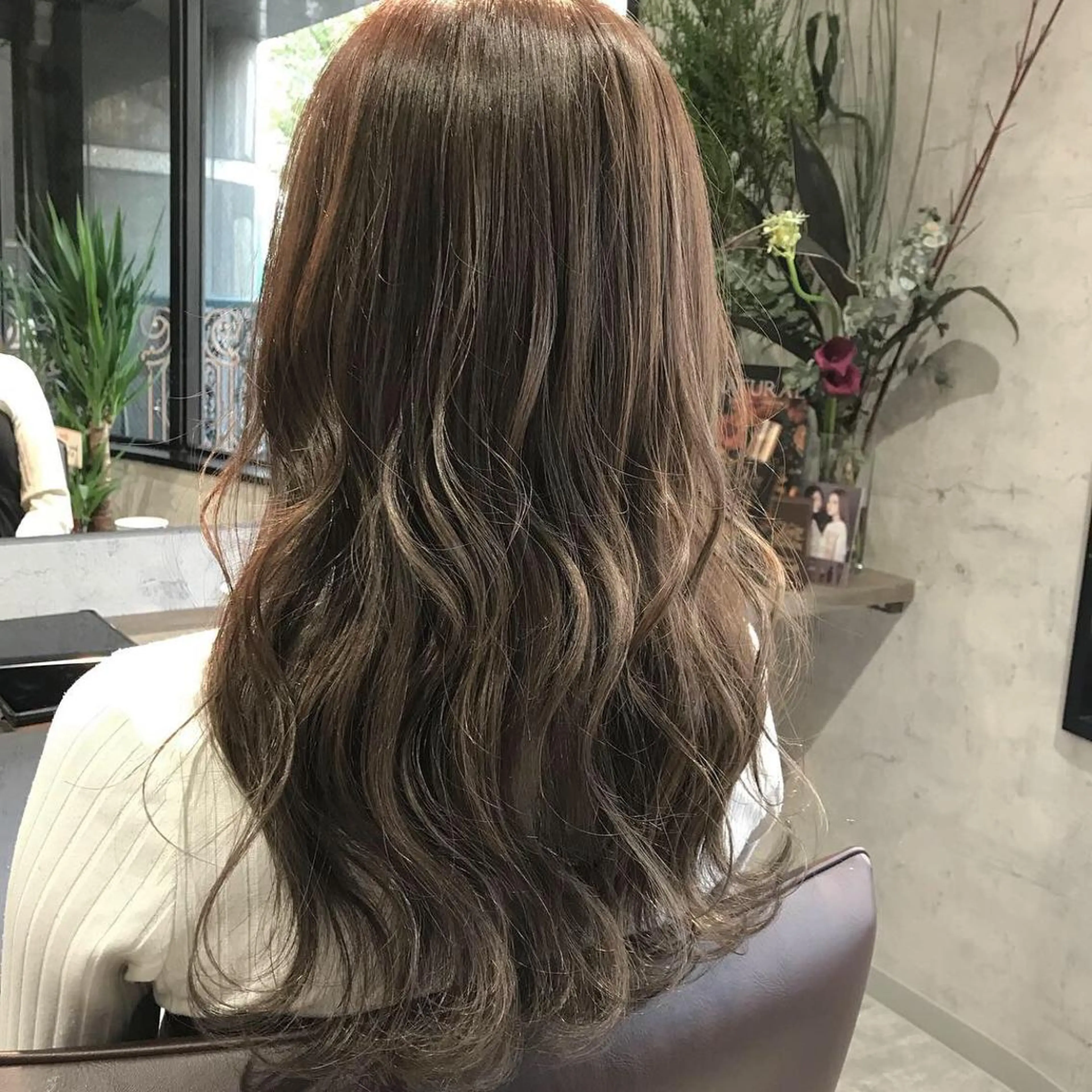 ロング カラー ヘアカラー 髪質改善will hairdesignのヘアスタイル