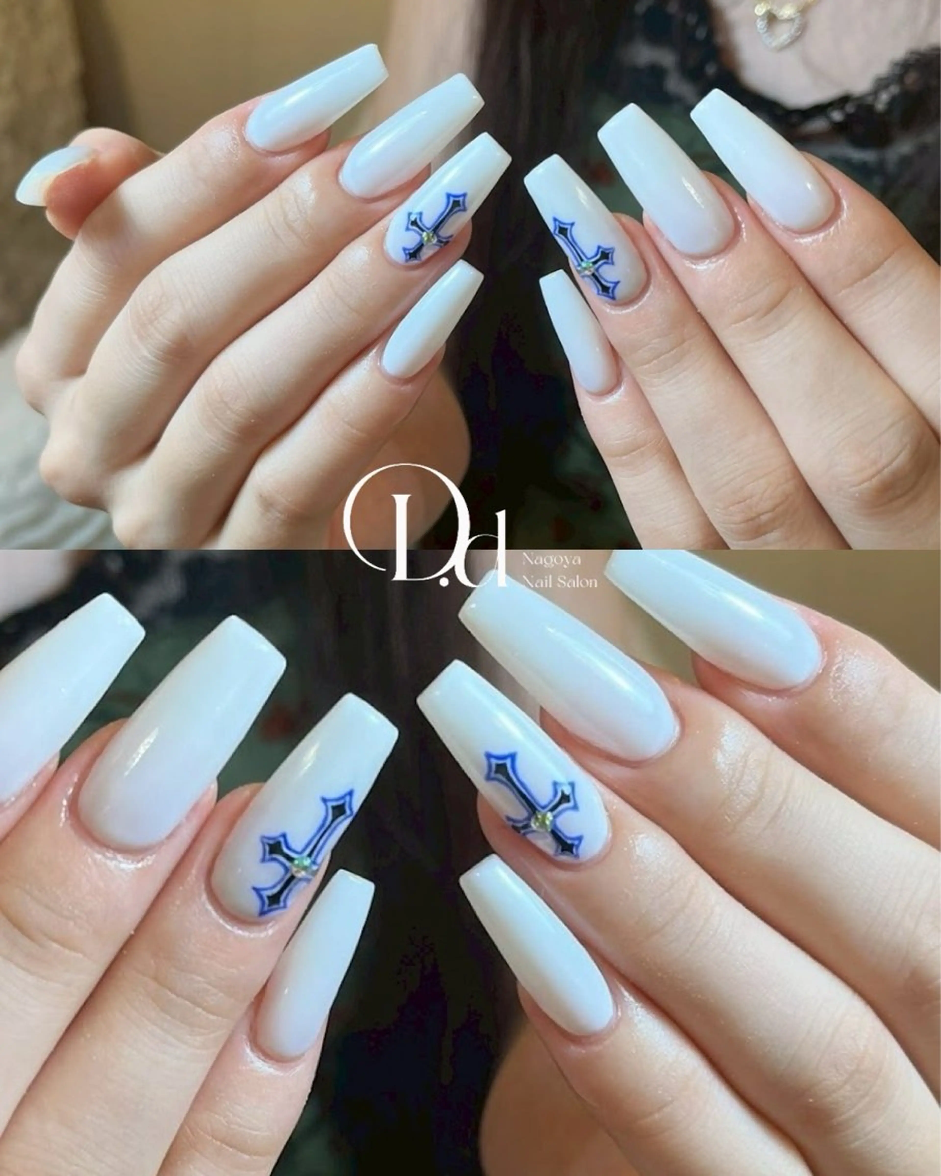 ネイル ハンドネイル D.d Haruka /y2k/持ち込みのネイルデザイン