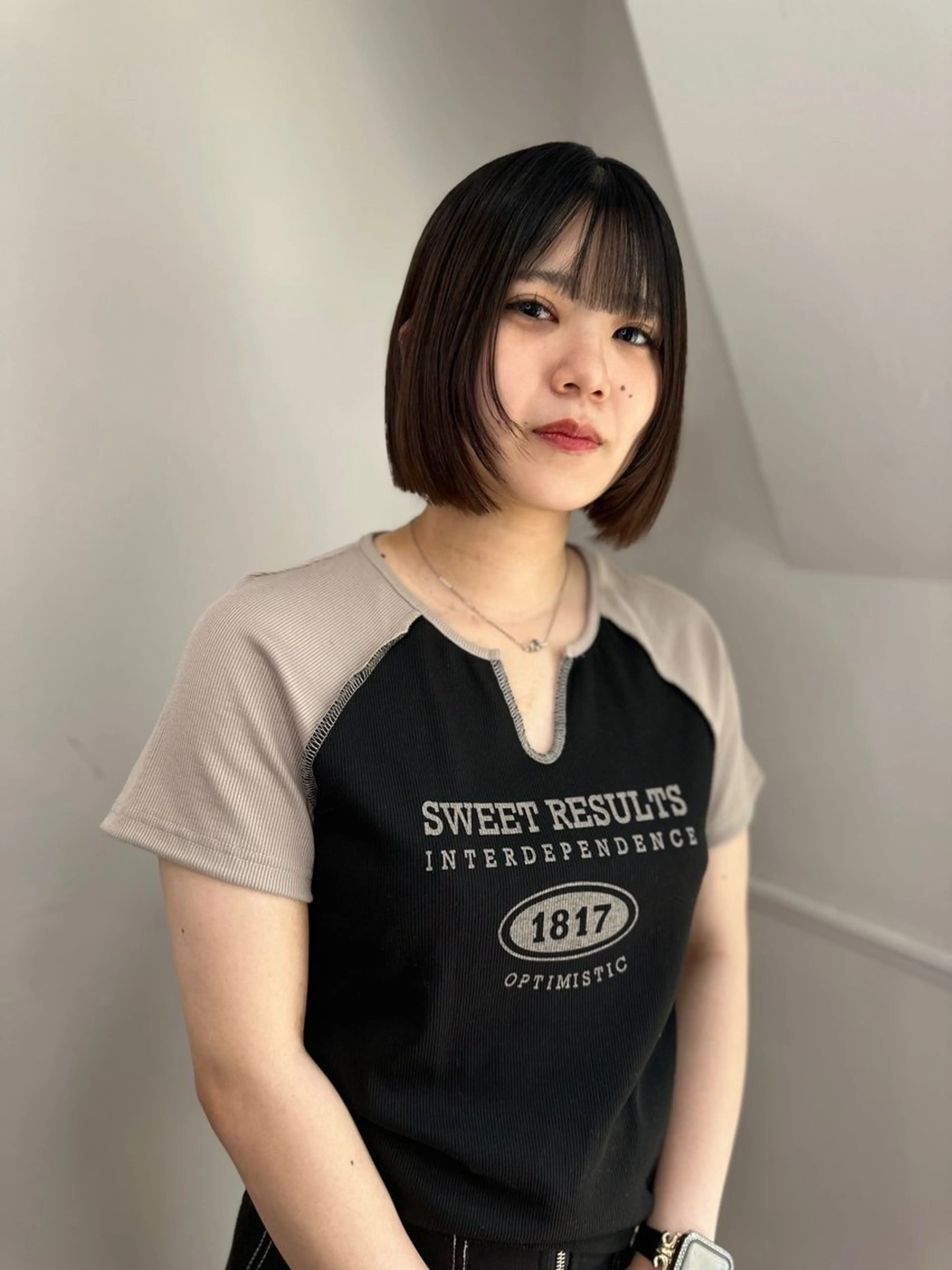 ショート カラー カット ボブ・レイヤー支持 No.1/Ryokiのヘアスタイル