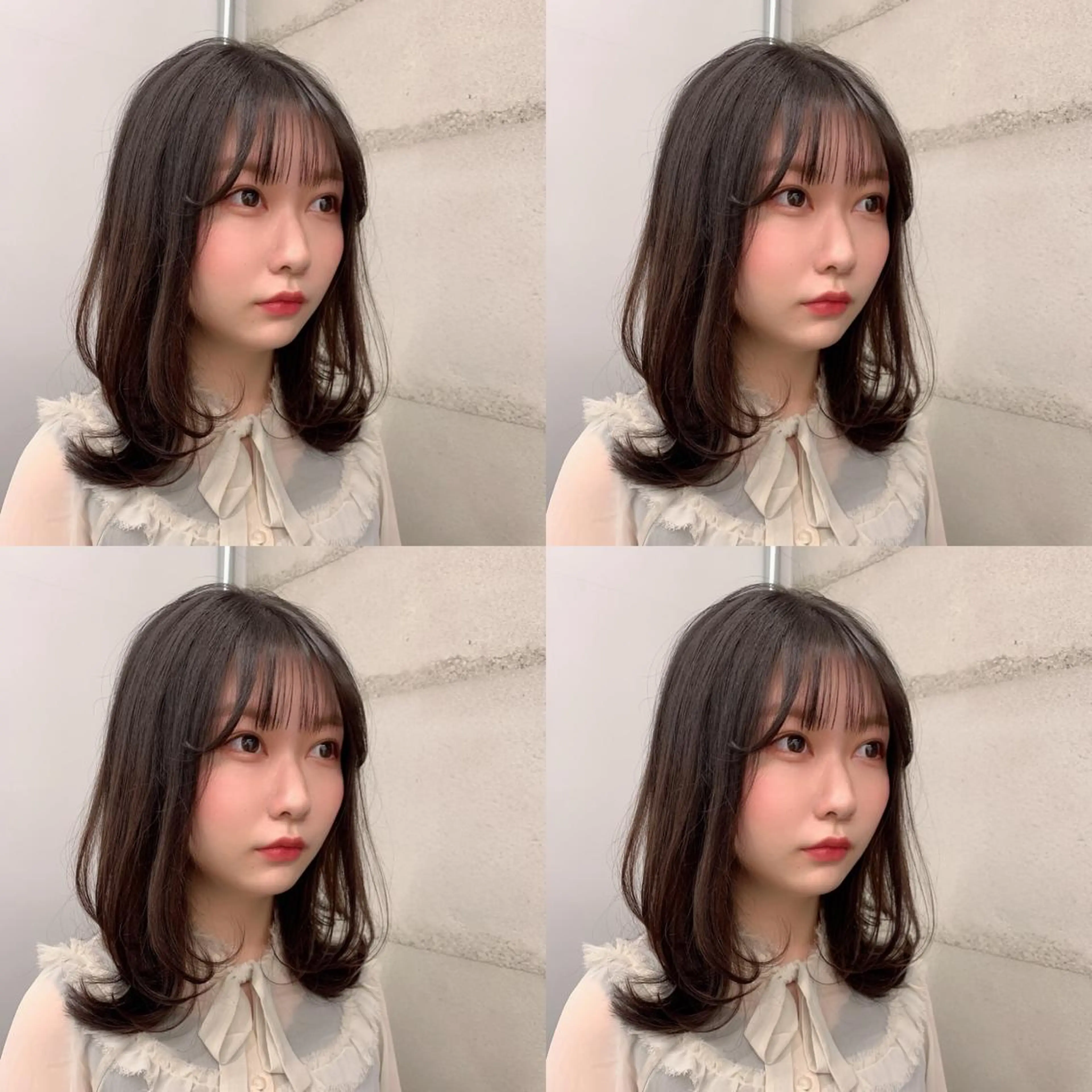 ショート カラー 透明感/オリーブ/ グレージュ/YUKAのヘアスタイル