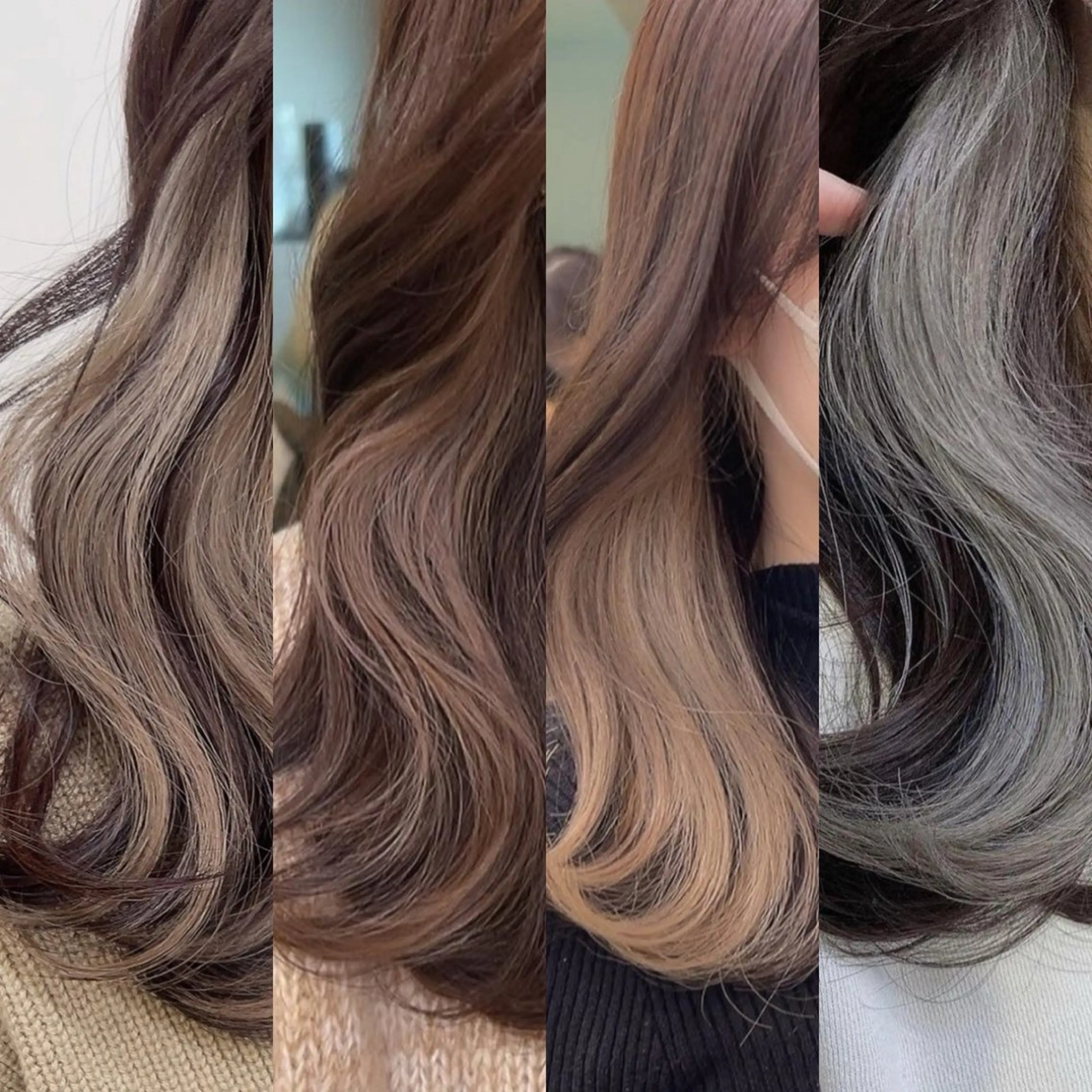 セミロング カラー ヘアカラー トリートメント ヘッドスパ ヘアセット 🥞ベージュ系カラー 【すずきりほ】🥞のヘアスタイル