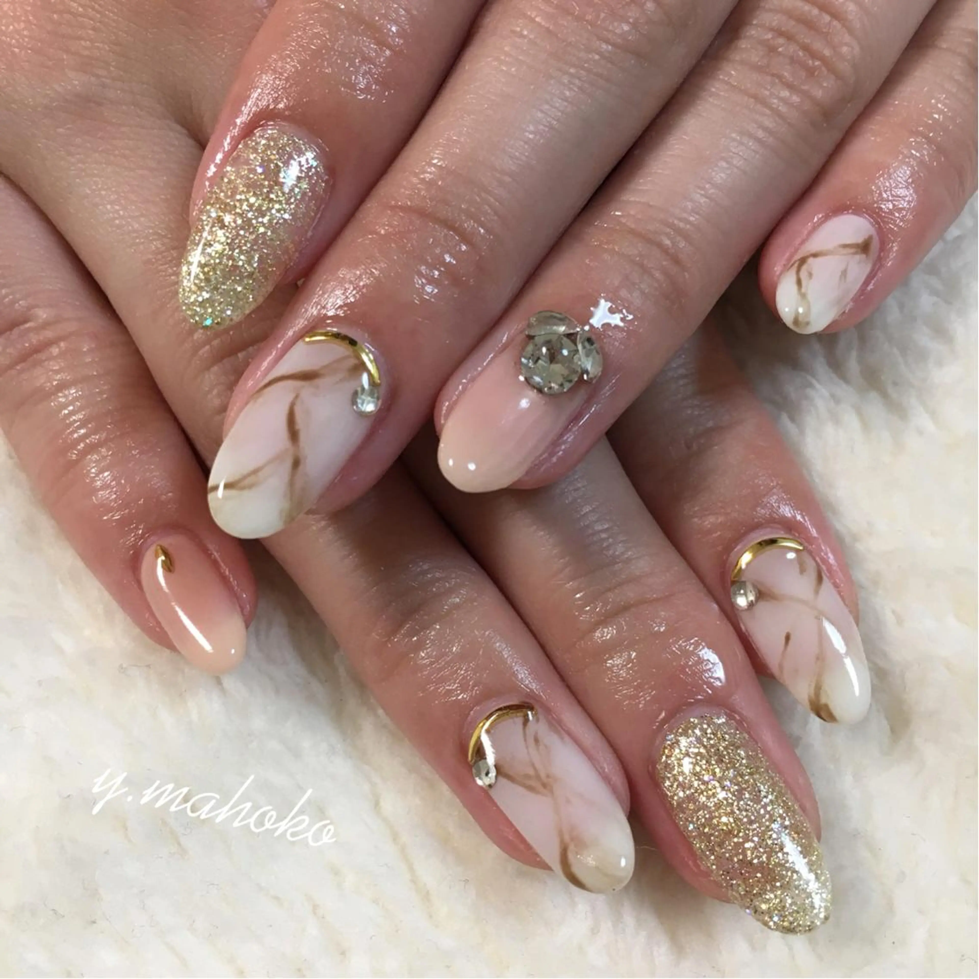 ネイル She nail studio 原宿所属・パラジェル有/ スカルプ/mahoのネイルデザイン