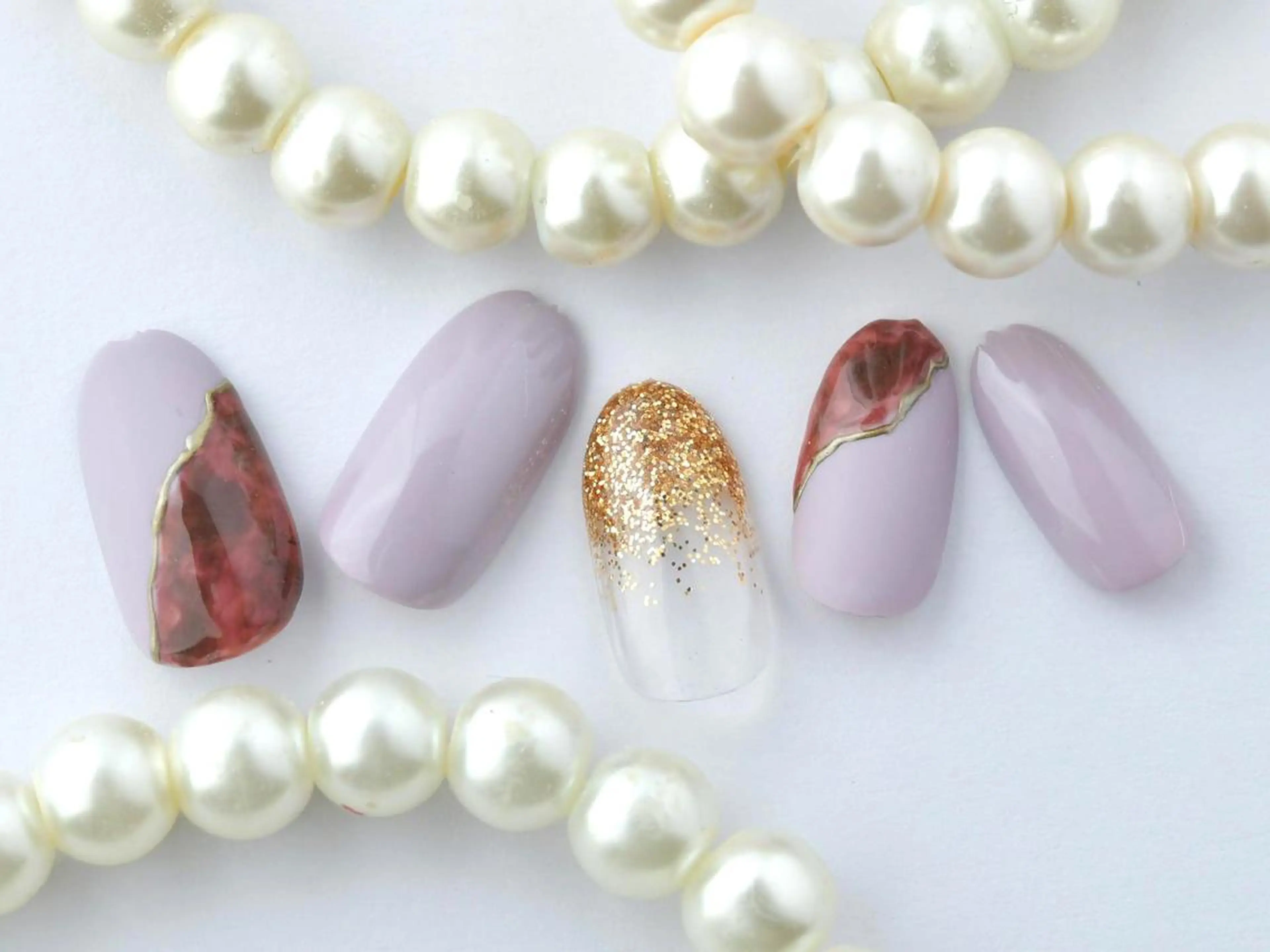 ネイル 桜ネイル クリアネイル フットネイル ジェルネイル キラキラネイル 💗🪽Tiary Nail🪽💗のネイルデザイン