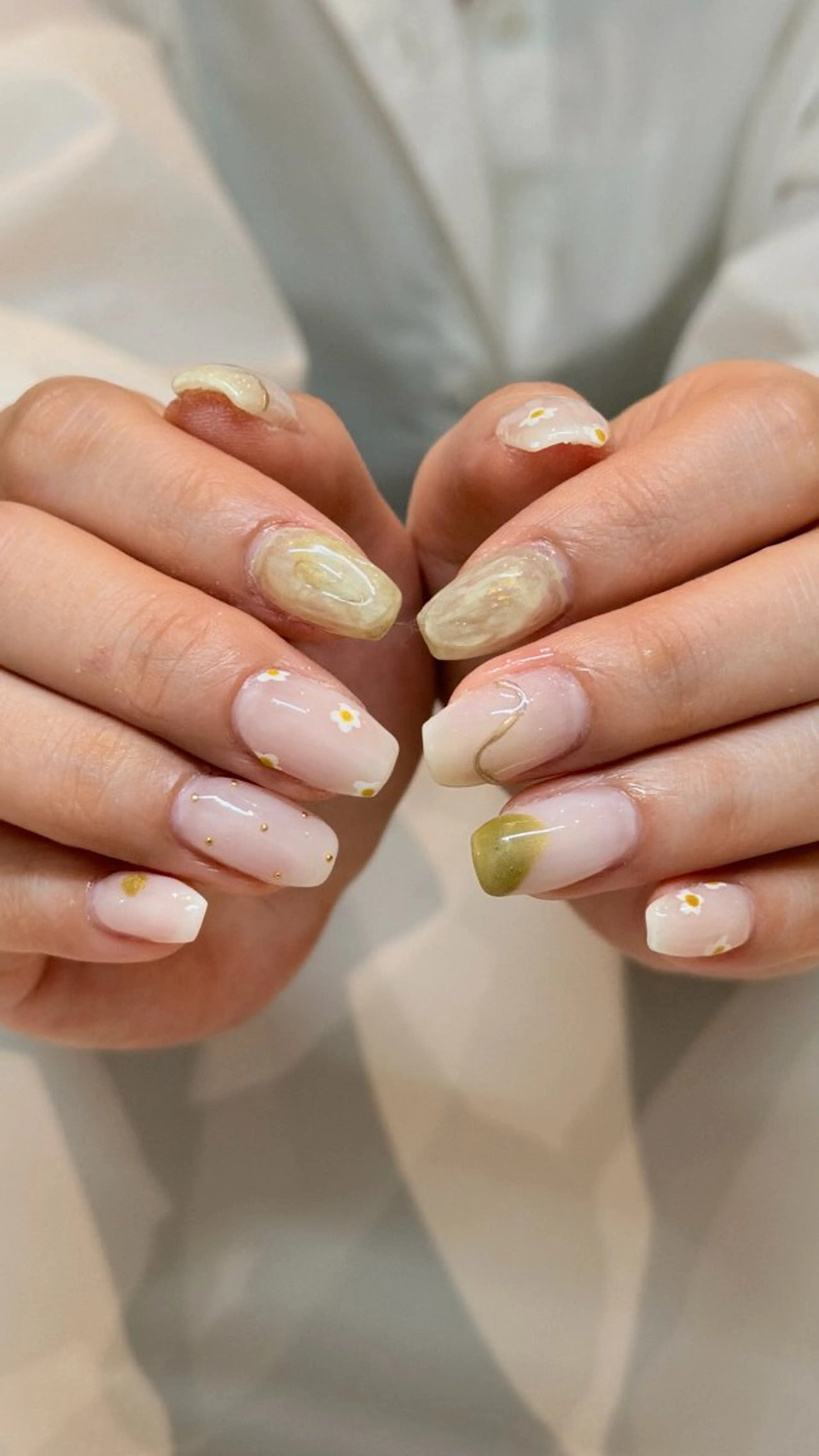 ネイル アートネイル 持ち込み ハンドネイル nail salon linoのネイルデザイン