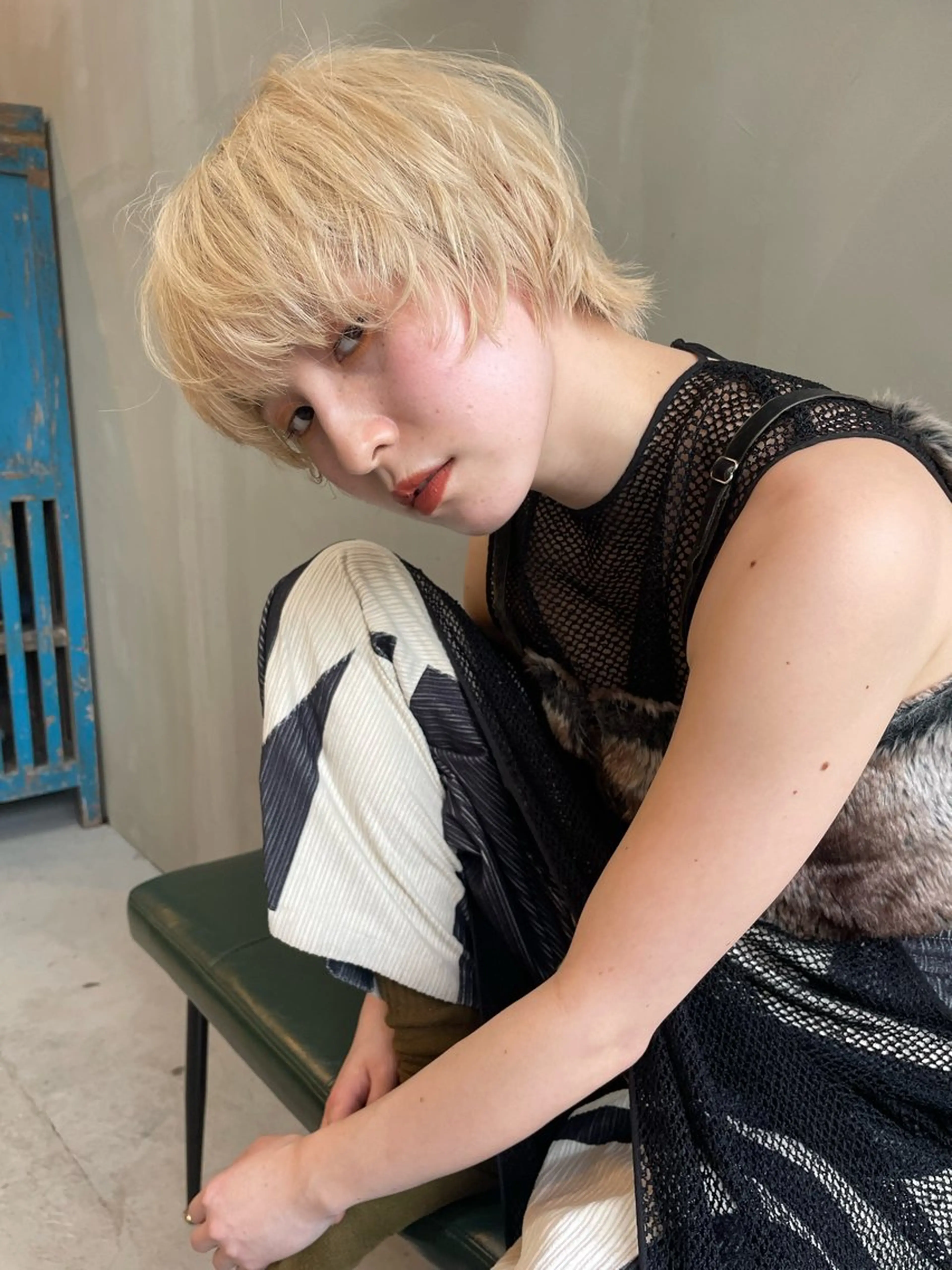 ショート カラー カット ヘアカラー トリートメント ショート/ボブ専門 宮脇美奈/南船場のヘアスタイル